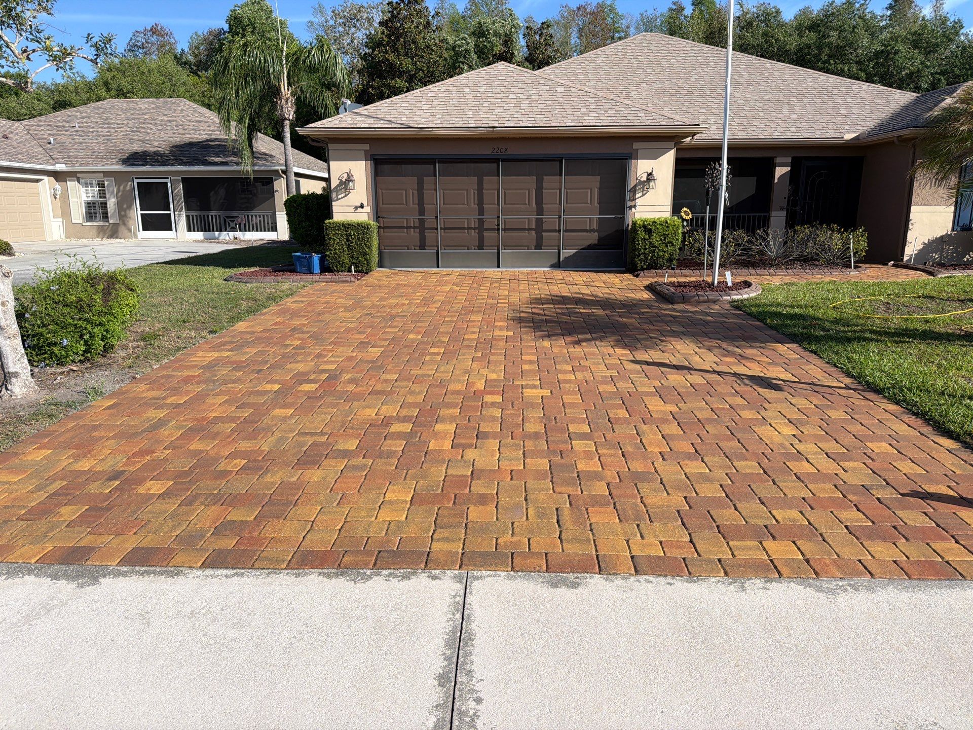 Paver Driveway and Walkway Sealing in Sun City Center by Supreme Paver Experts