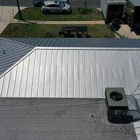 24ga 1.5" Mechanical Seam Mill Finish by Total Roofing System The Metal Roof Experts