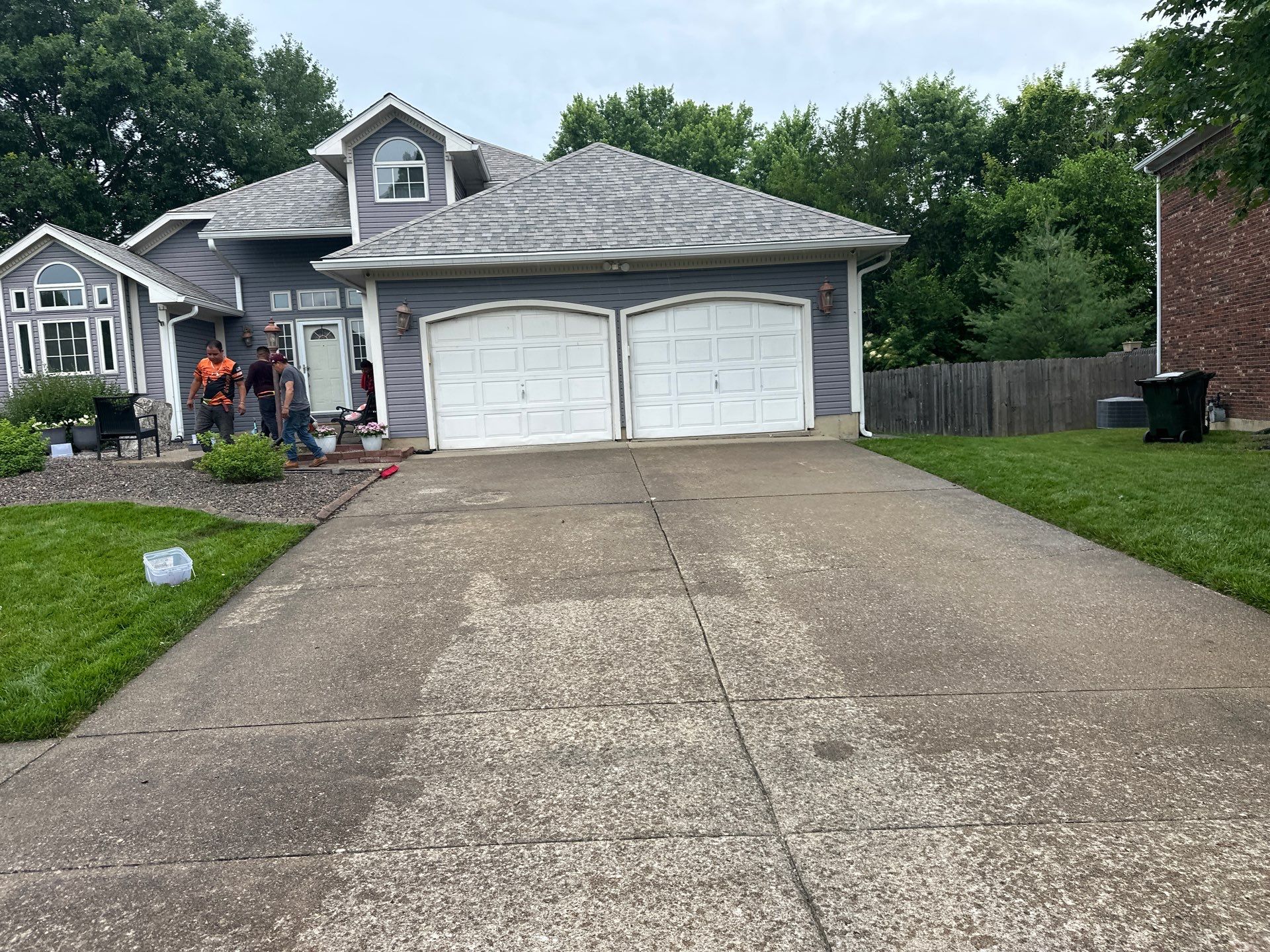 Project in New Albany by Moss Roofing