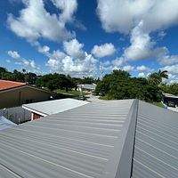 24ga 1" Nail-Strip Slate Gray by Total Roofing System The Metal Roof Experts