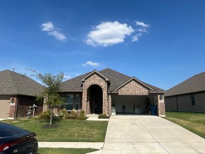 Medium brown brick with IKO Driftshake