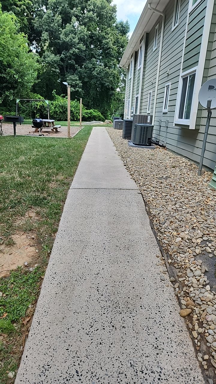 Apartment wash using cleaner by Power Wash Masters LLC
