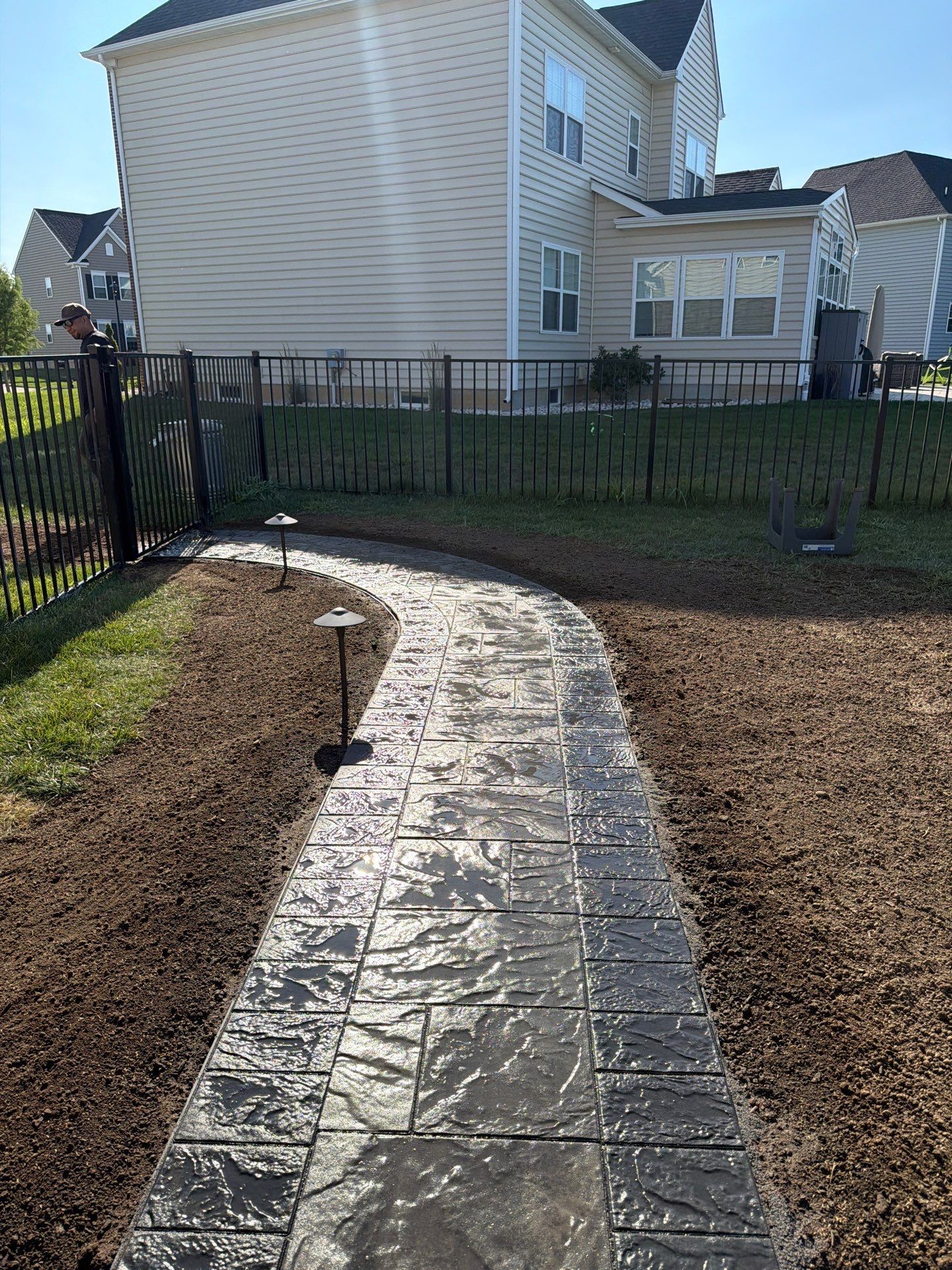 🏡 BELGARD PAVER PATIO WITH DECK STEPS IN MIDDLETOWN, DELAWARE 🔥🧱✨ by Studio G Indoor Spaces & Outdoor Living