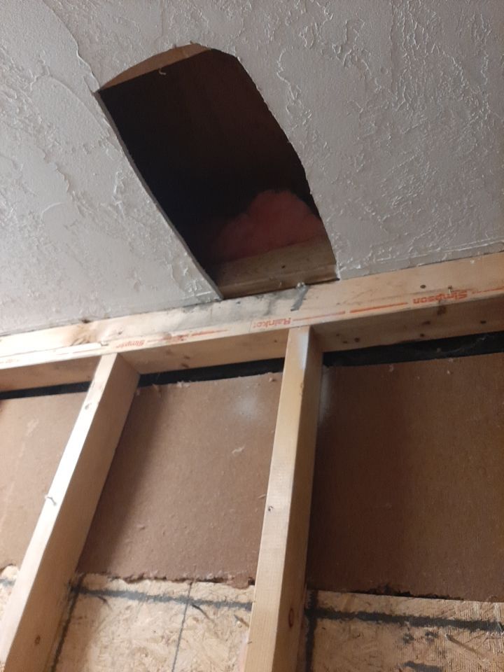 Exterior Deep Waterproofing System with Wall Push Back and Steel Beams Reinforcement by Toledo Basement Repair