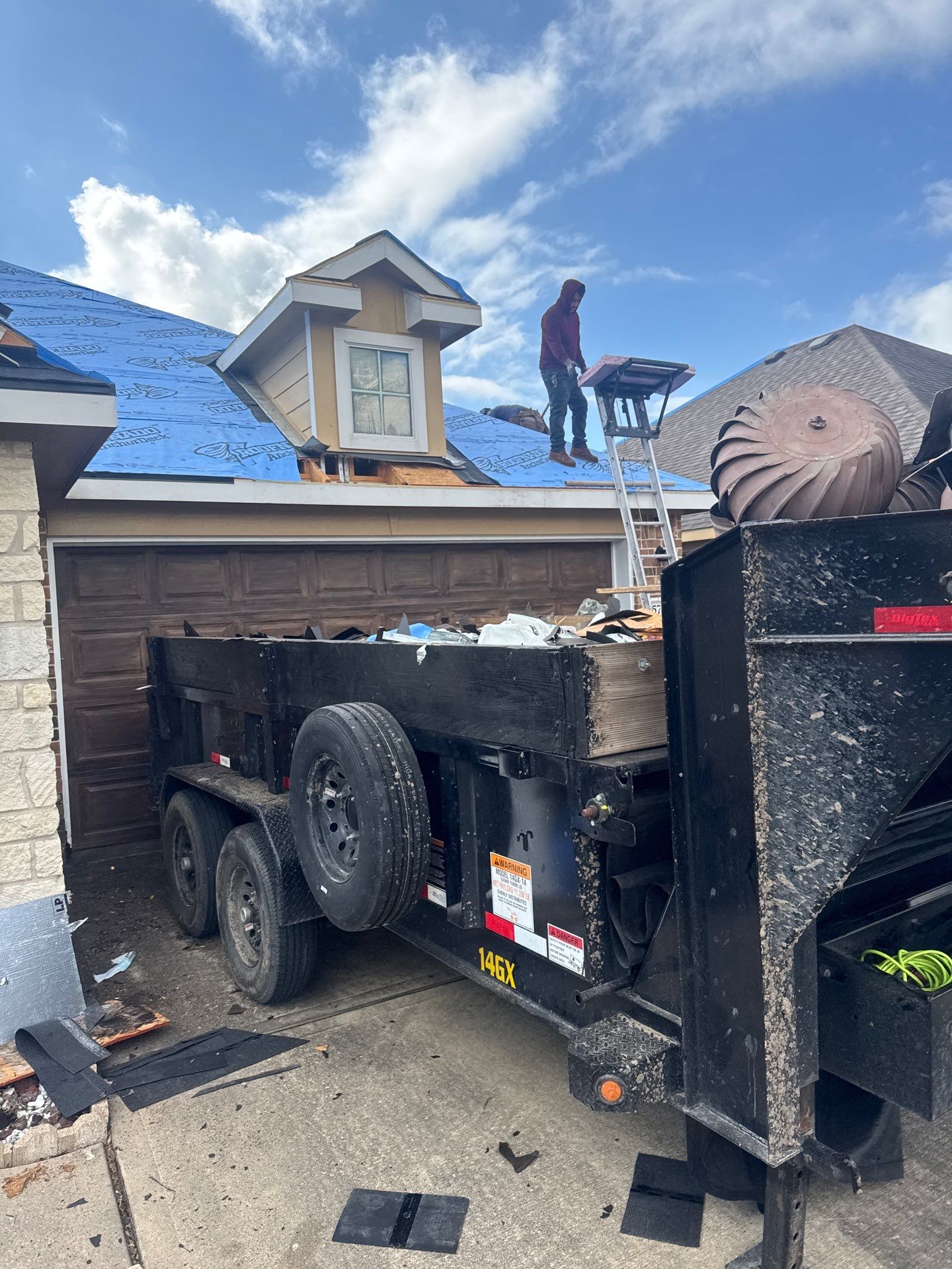 Project in Houston by Proud Roofing