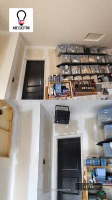 Garage Heater Installation  by Abe Electric 