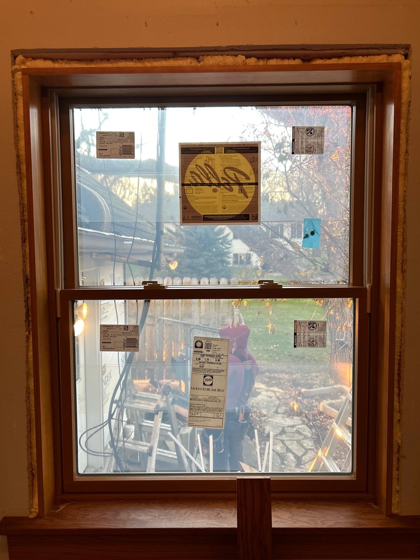 A Clean Window Upgrade Ready for New Siding with Pella Lifestyle Series by United Windows and Siding LLC
