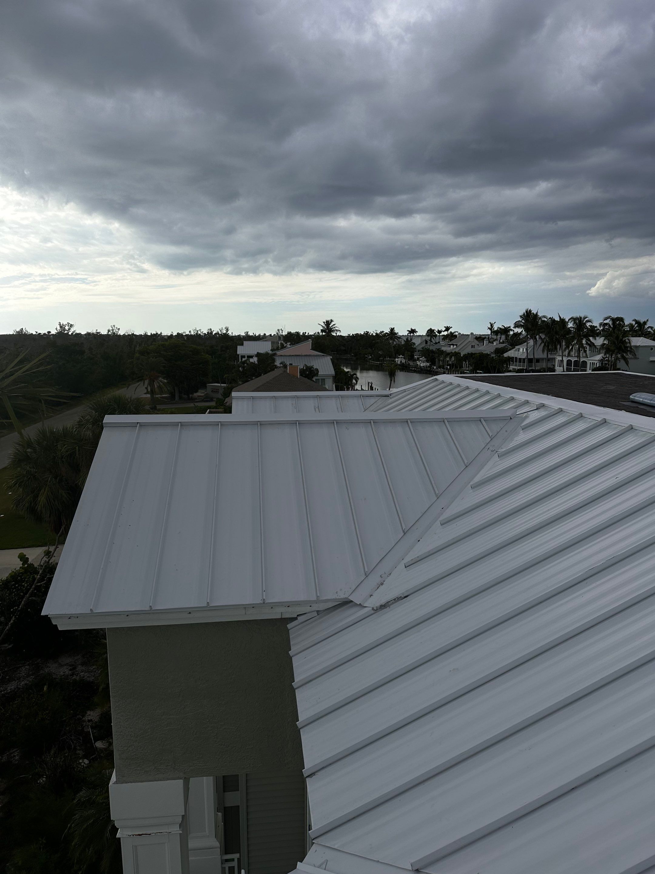 Sanibel Island Standing Seam Roof Replacement by Four Peaks Roofing