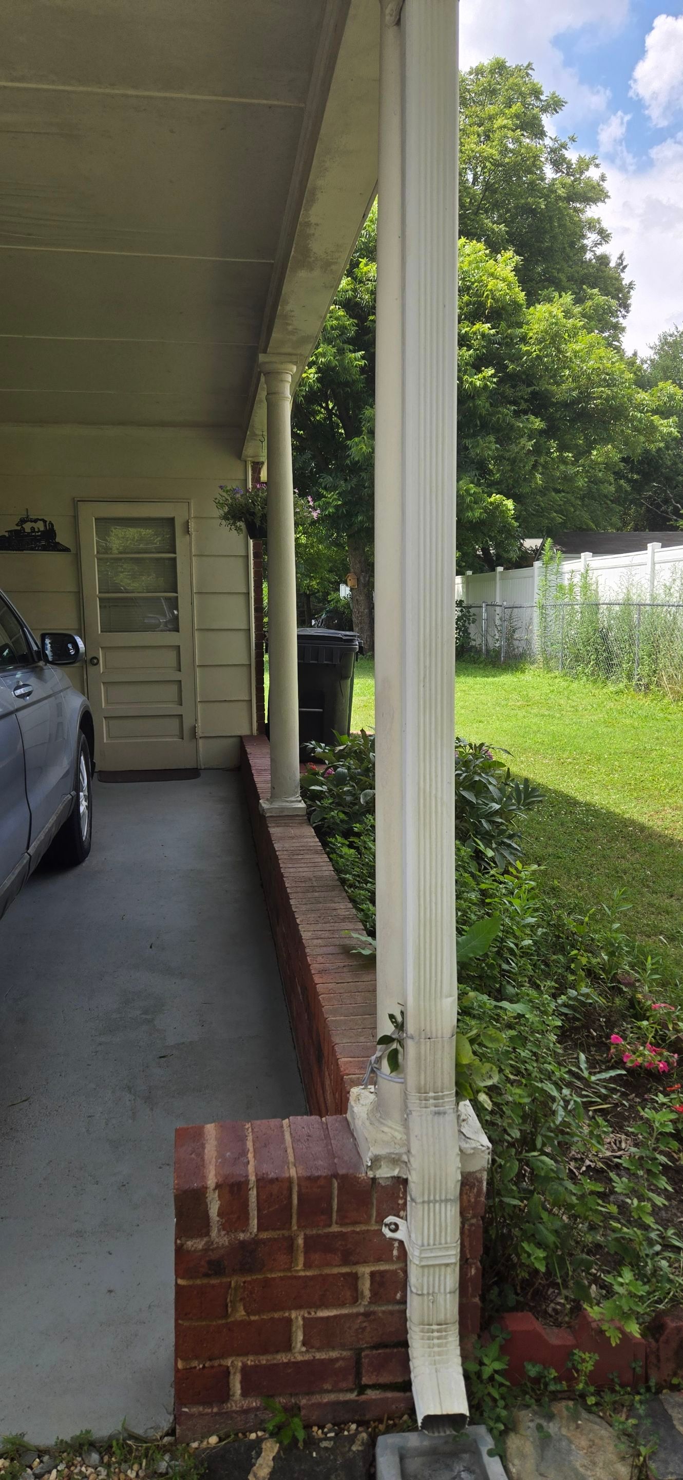 From Old to New: Carport Column Transformation by A Step Above Handy LLC