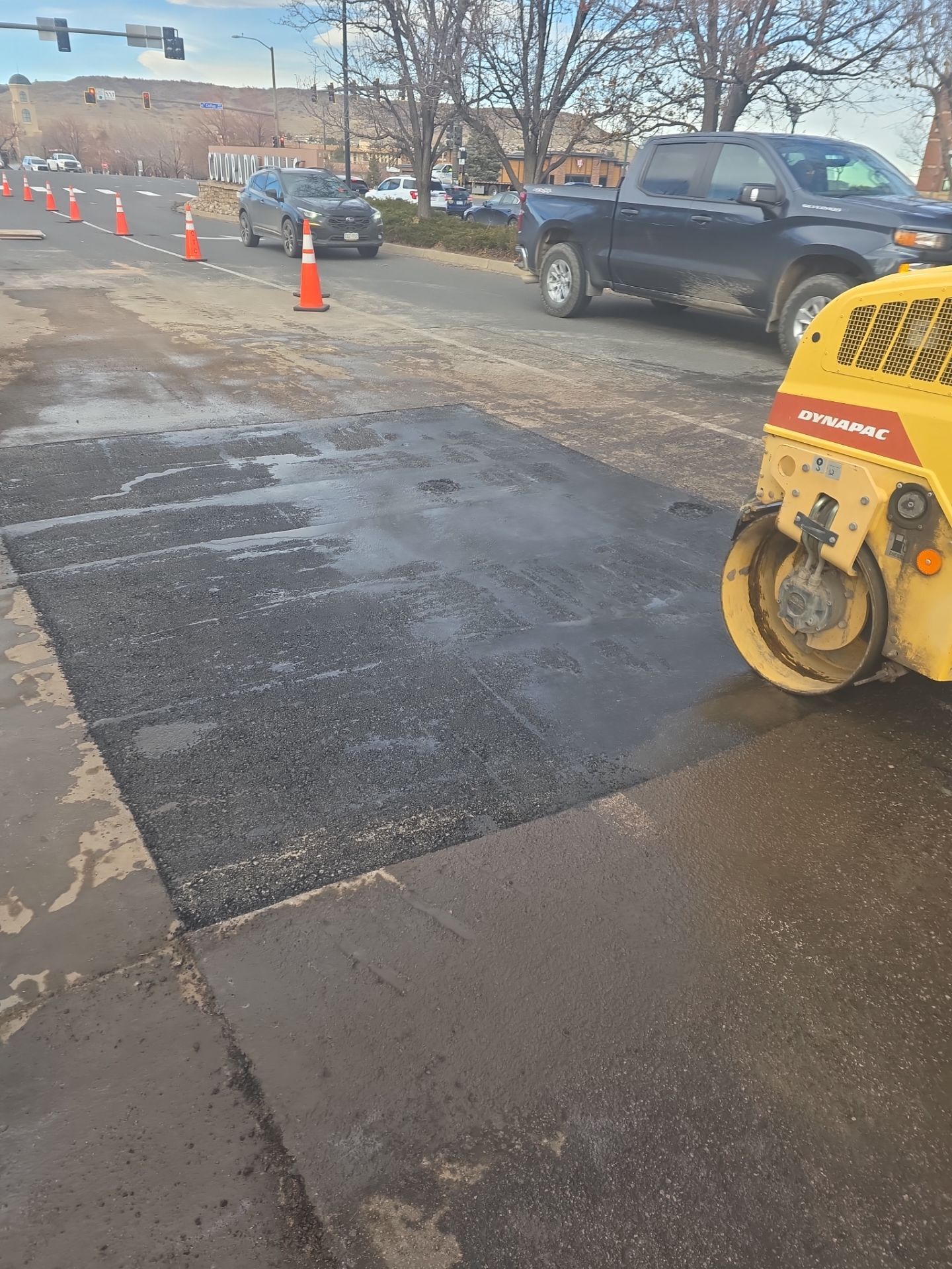 Asphalt Patching for underground project Colorado Mills by DMH Site Services