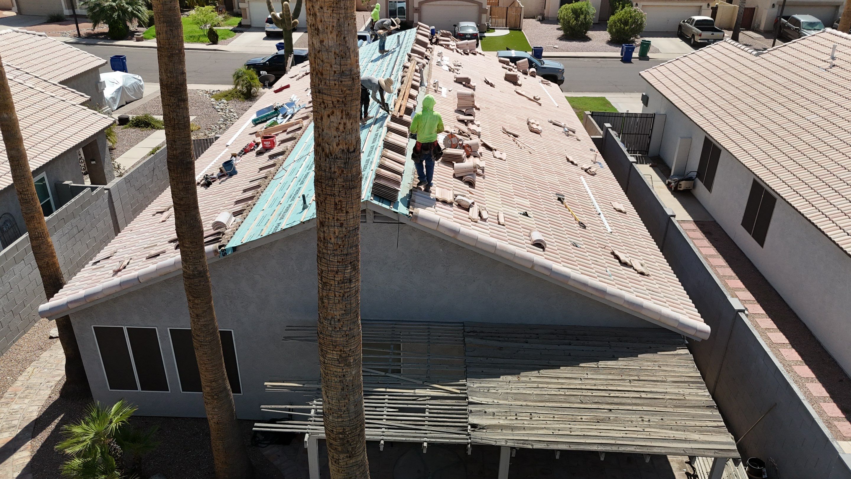 Project in Mesa, AZ by Saint Roofing