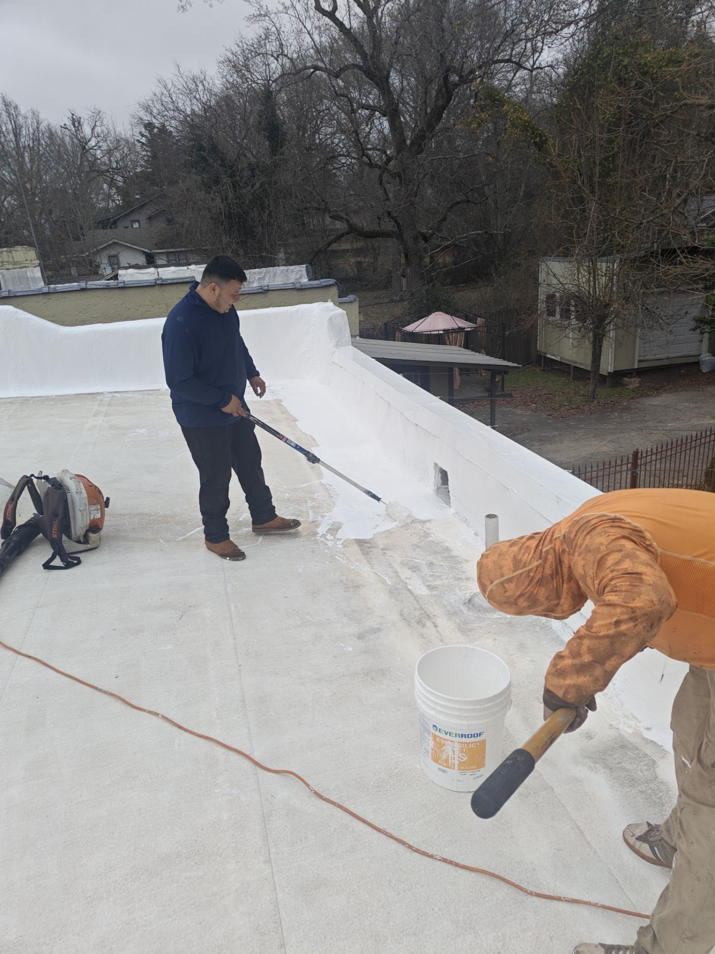 Flat Roof Restoration in Birmingham by NANOROOF Alabama