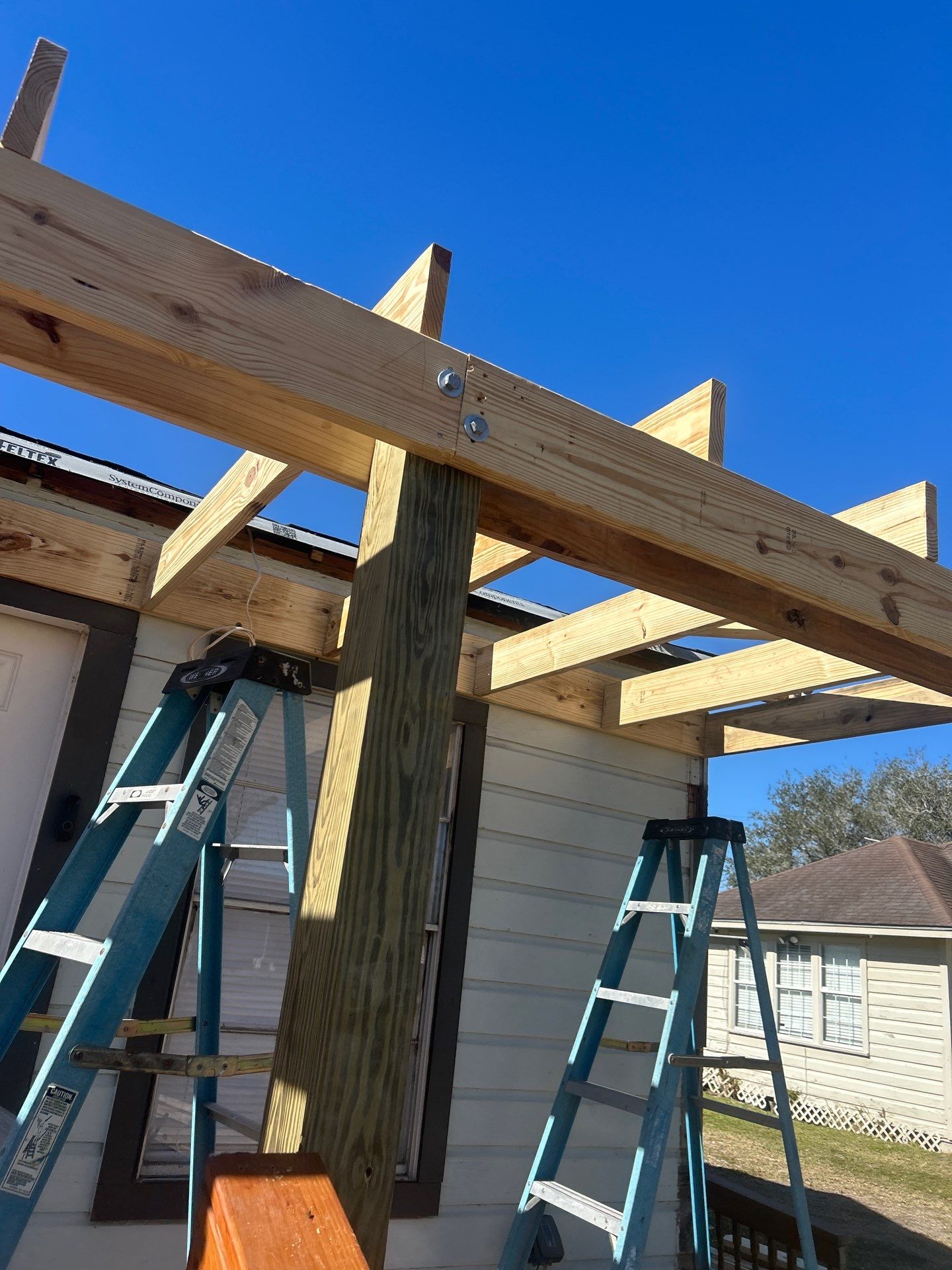 Over Engineered Patio by Bayfront Roofing and Construction