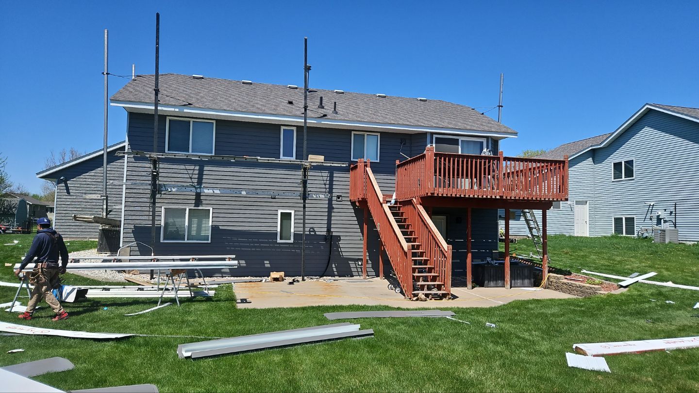 Project in Sartell by CoMitted 365 Roofing & Exteriors 