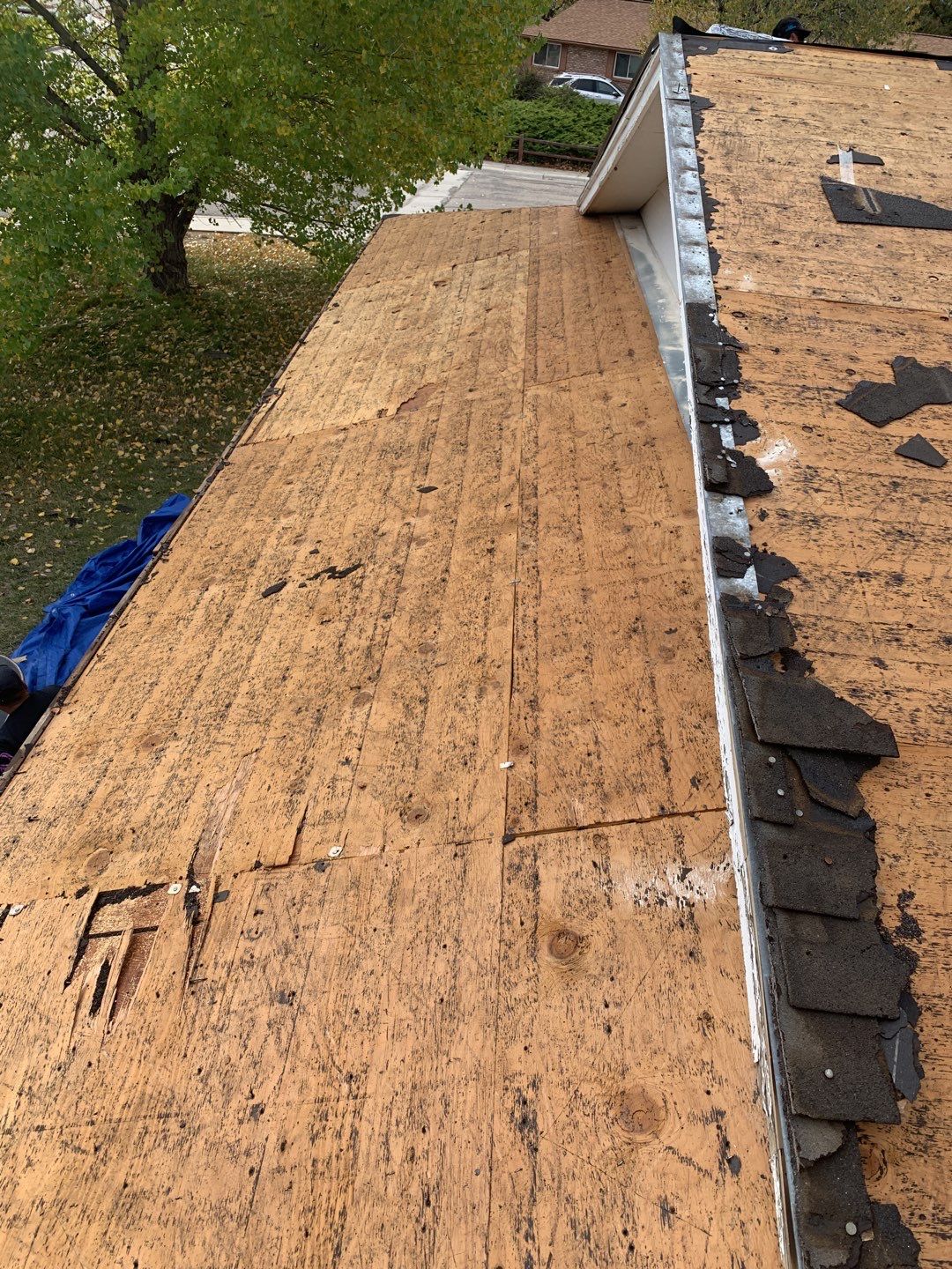 Boise single level low pitched roofing installation using Owens Corning in Teak by ID Roofing LLC