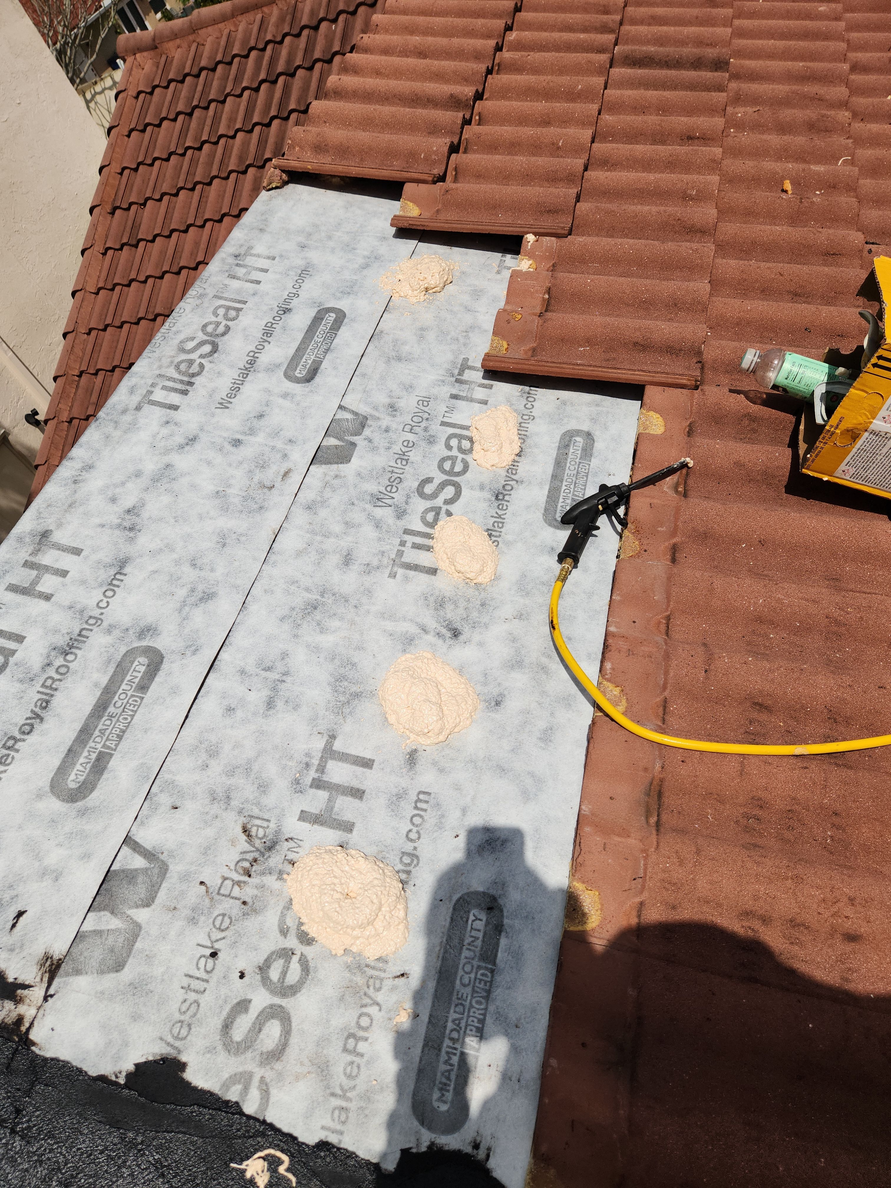 Clay Tile Roof Leak Repair and Sheathing Replacement in Hollywood by Aastro Roofing