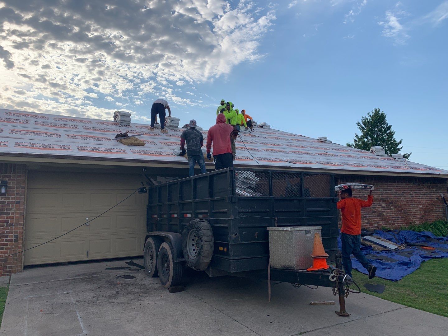 40 Squares Before 10 AM by BANA Roofing and Solar Supply