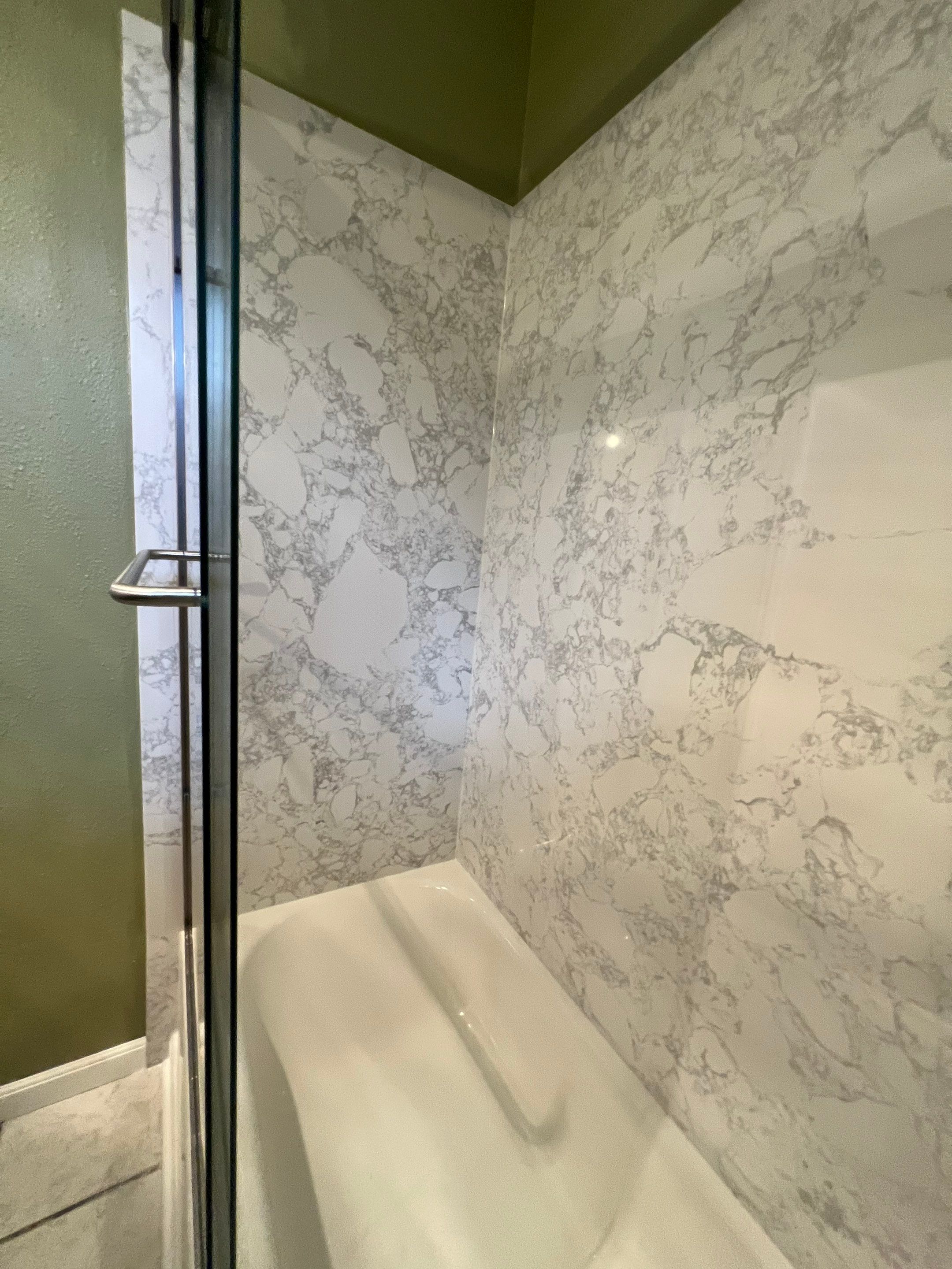 Tub and Shower Remodel by Anza Builders, Inc.