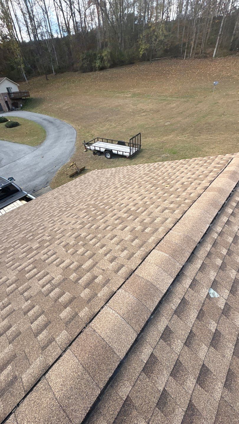 Garage Roof Installation using GAF Timberline HDZ Shakewood by Rainstoppers Roofing