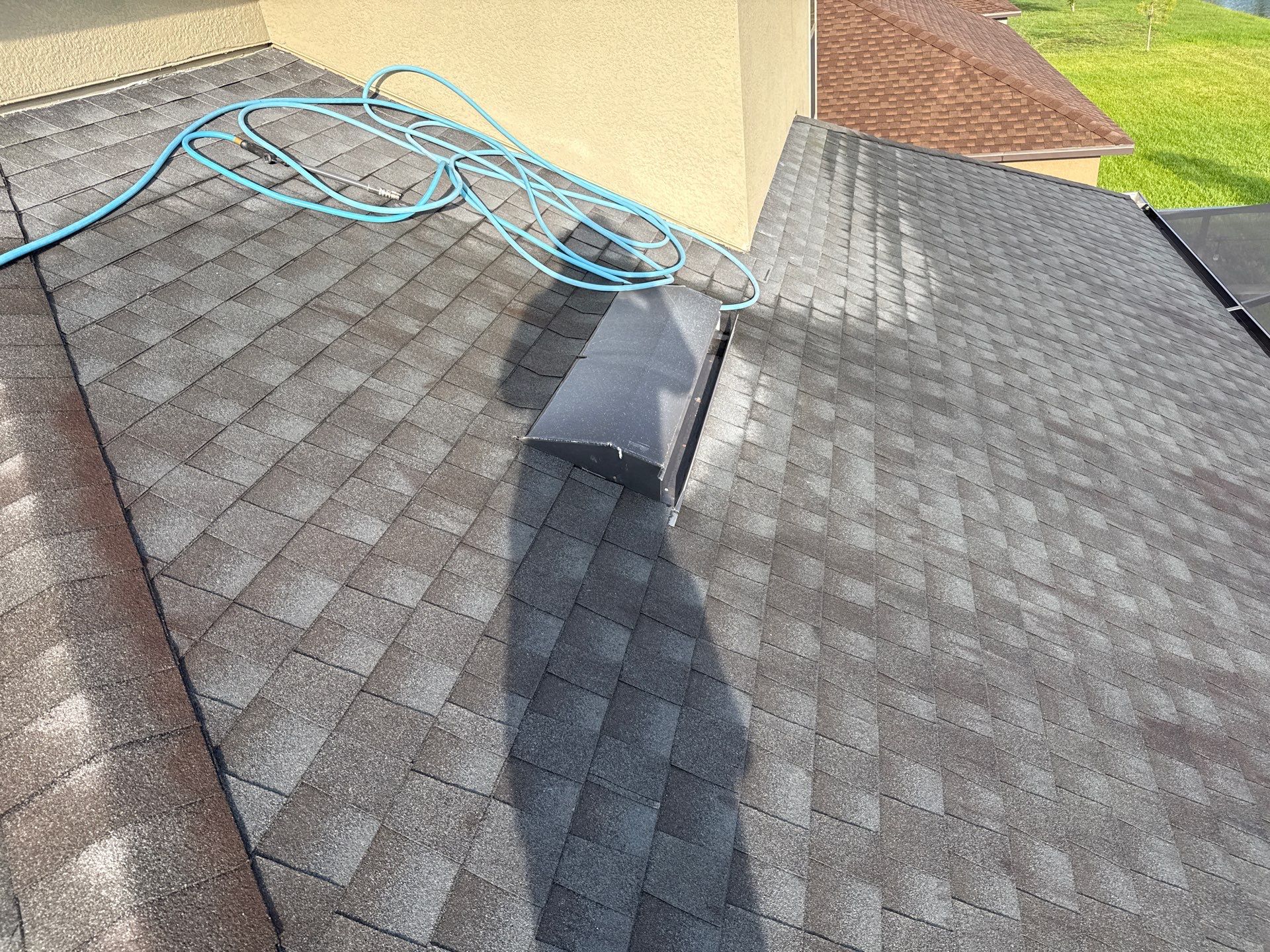 2-Story Asphalt Shingle Roof Cleaning & House Wash – Cypress Mill, Sun City Center, FL by Sunshine AquaWash