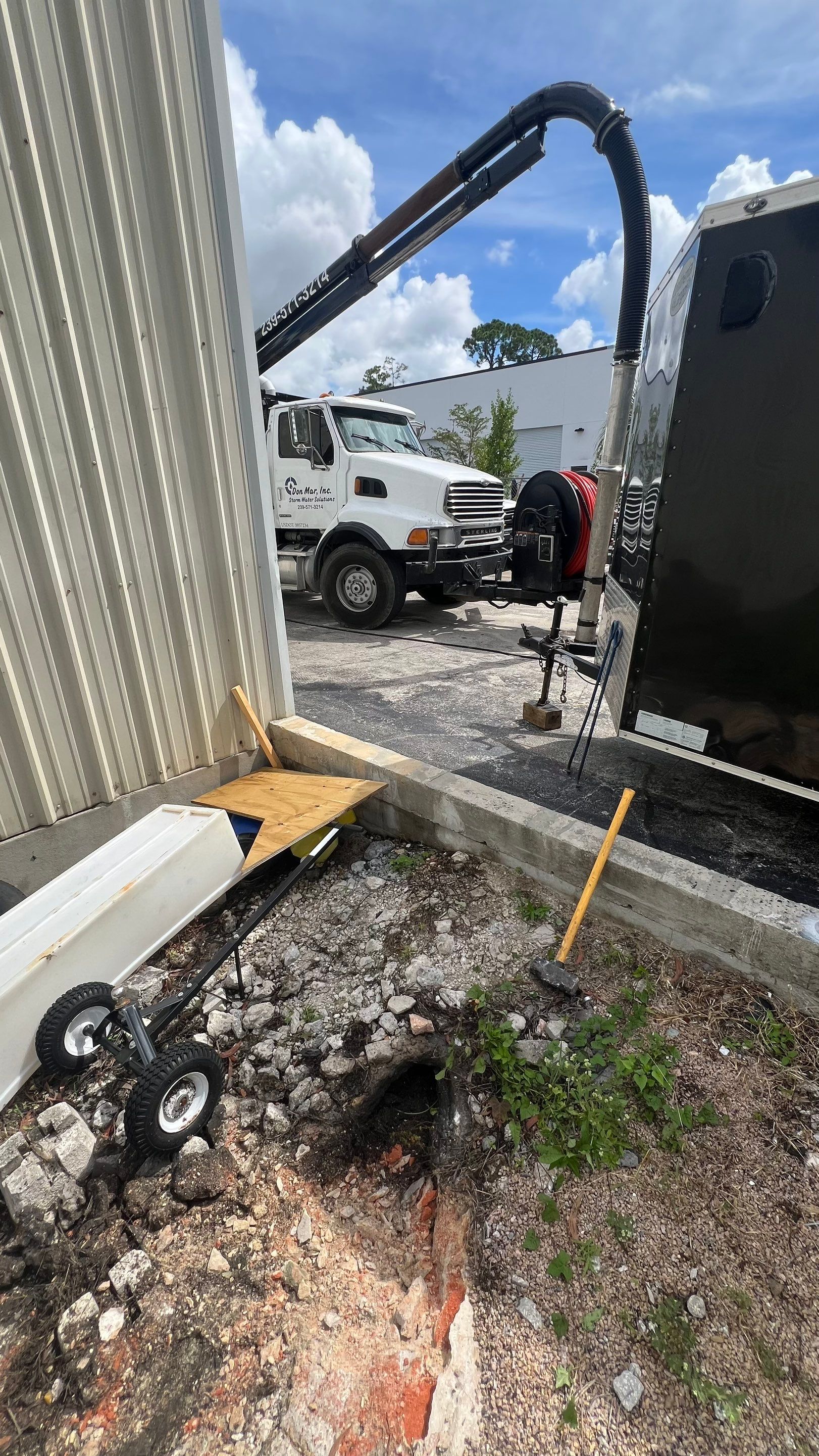 Bonita Springs Commercial Property Stormwater System Maintenance by Don Mar, Inc. Storm Water Solutions