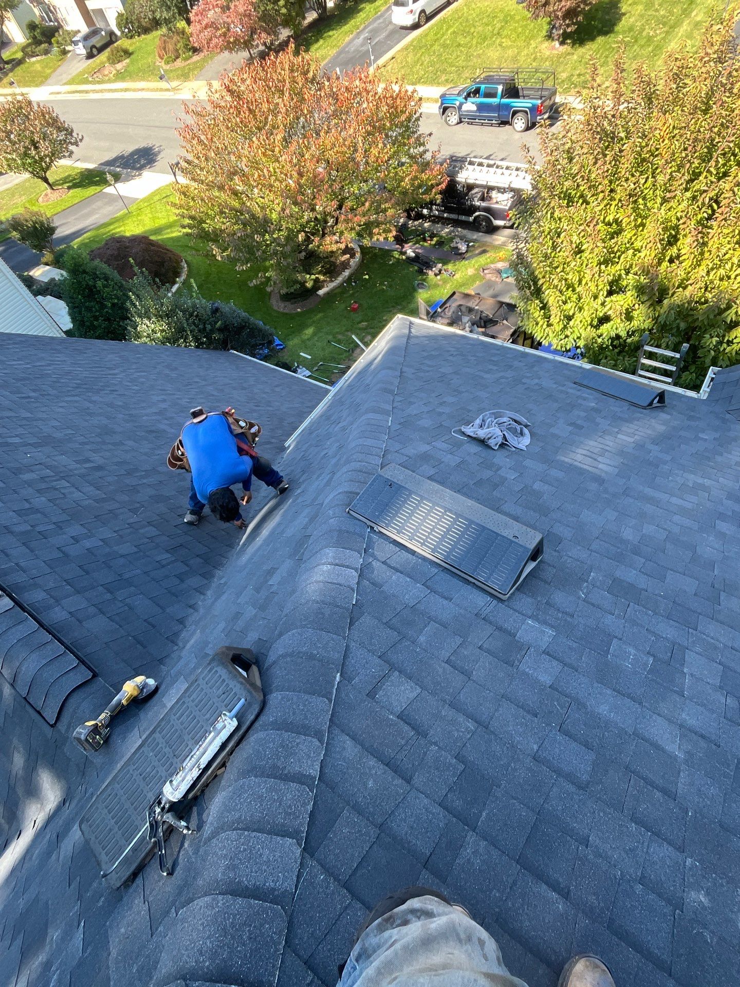 Burke: Residential Roof Replacement with CertainTeed Landmark Pro Designer Shingles in Max Def Charcoal Black by RM Banning, Inc.