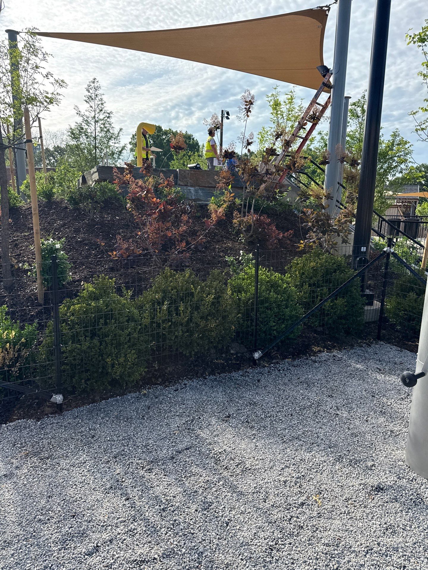 Playground using Mini Mesh by Mccall Commercial Fencing