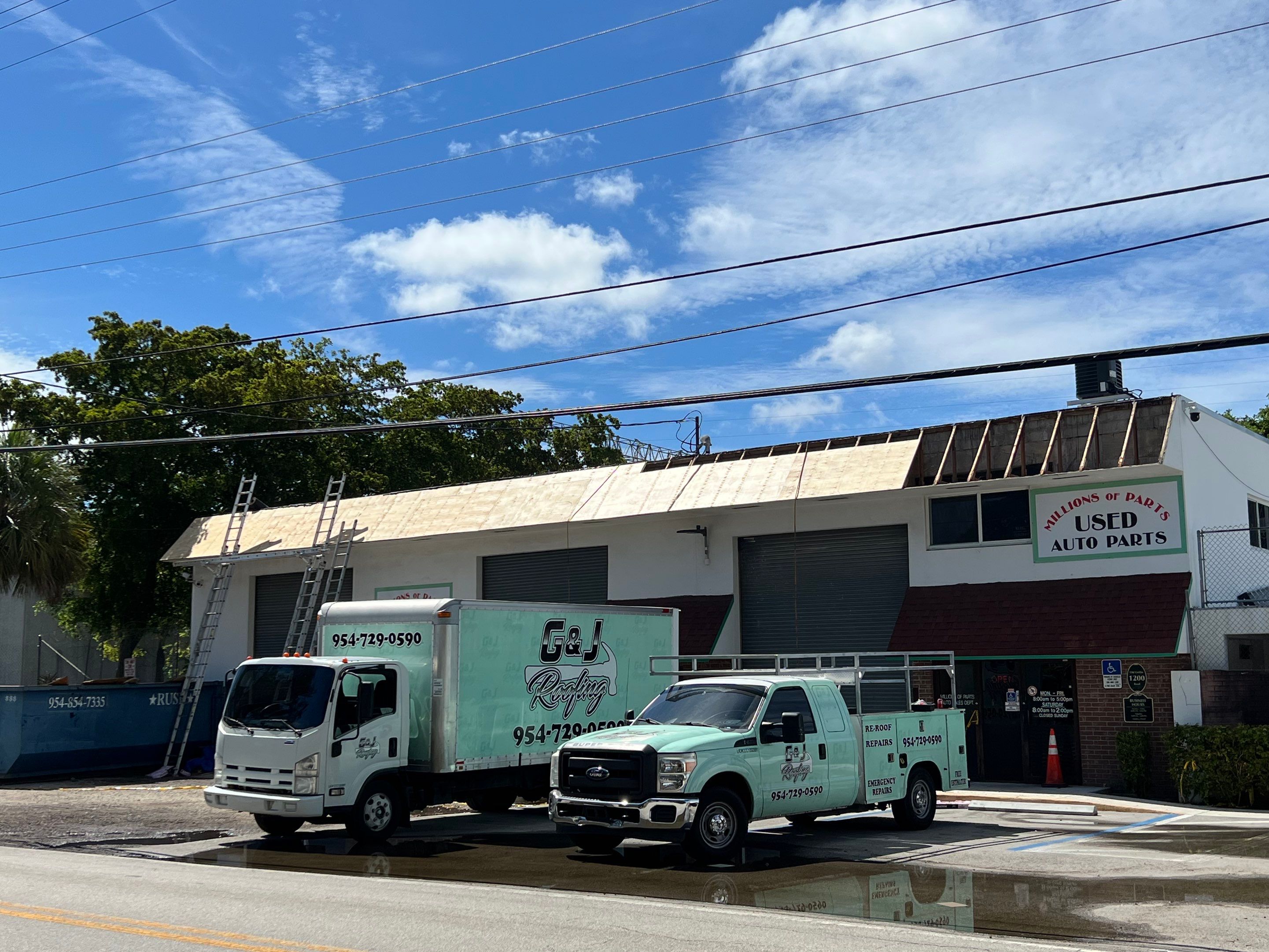 Millions Of Parts Used Auto Parts by G&J Roofing 