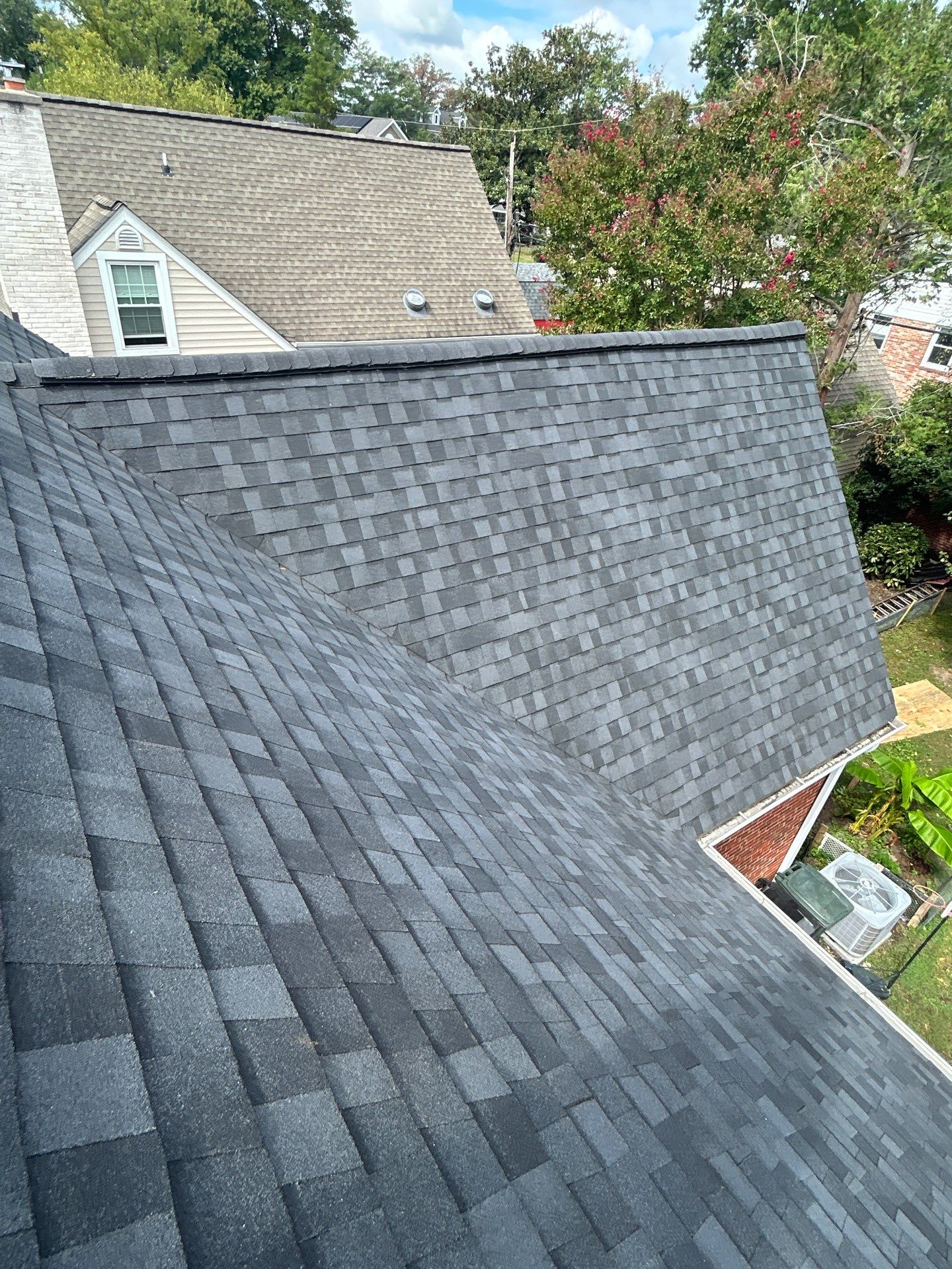 Arlington: Roof Replacement with CertainTeed Landmark Pro Designer Shingles in Max Def Moire Black by RM Banning, Inc.