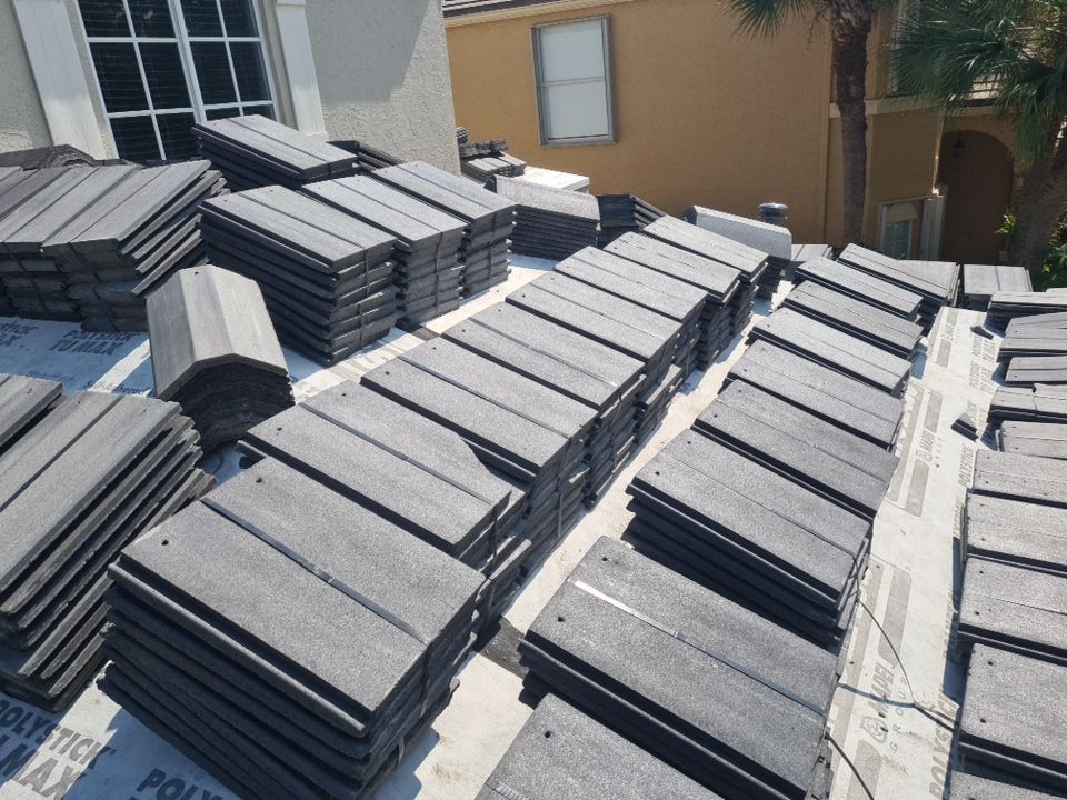 Residential Roofing Installation using Eagle Roofing Tile by BLUES BROTHERS ROOFING