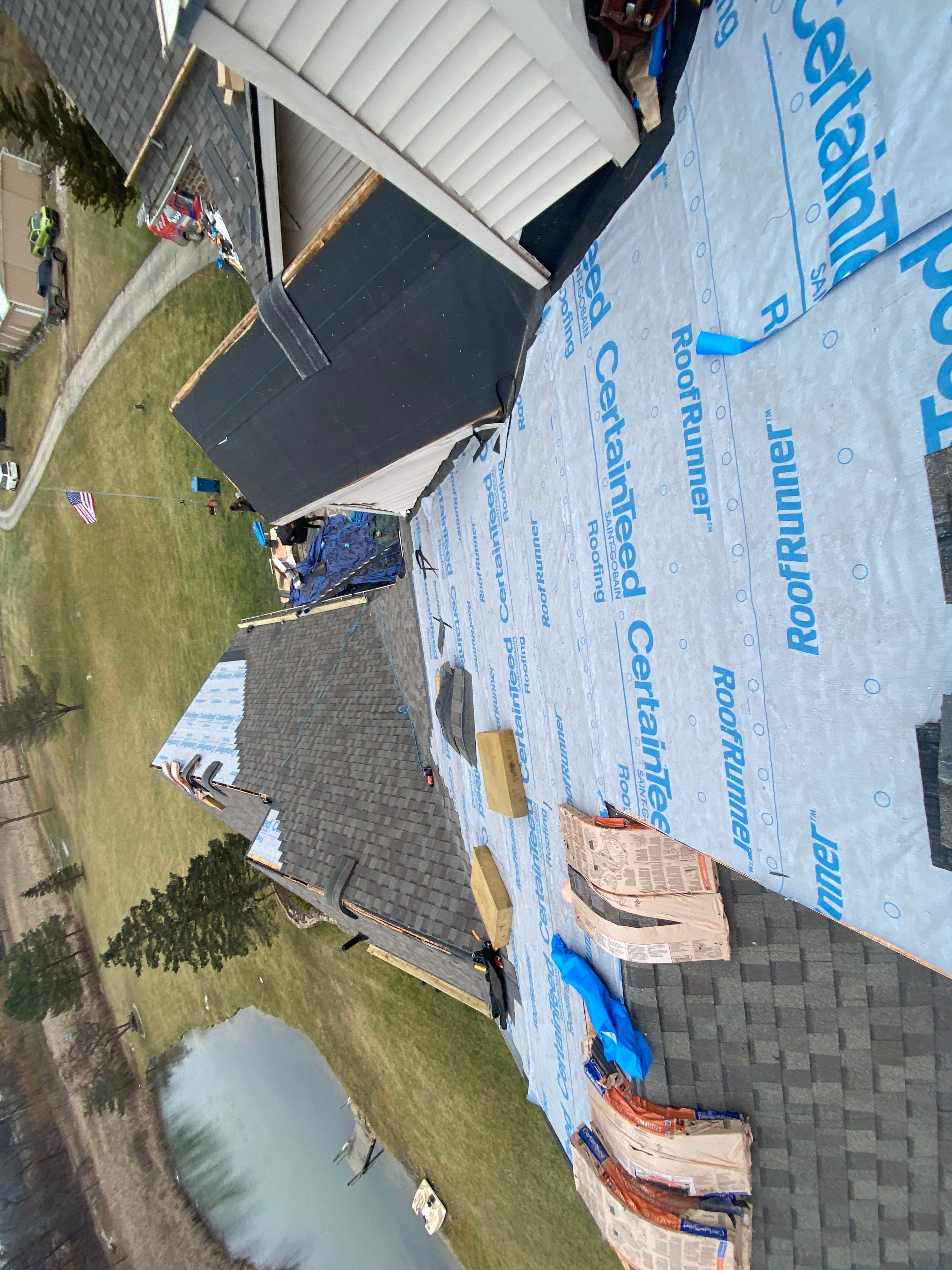 Roof Replacement using CertainTeed Landmark Pro by 180 Contractors
