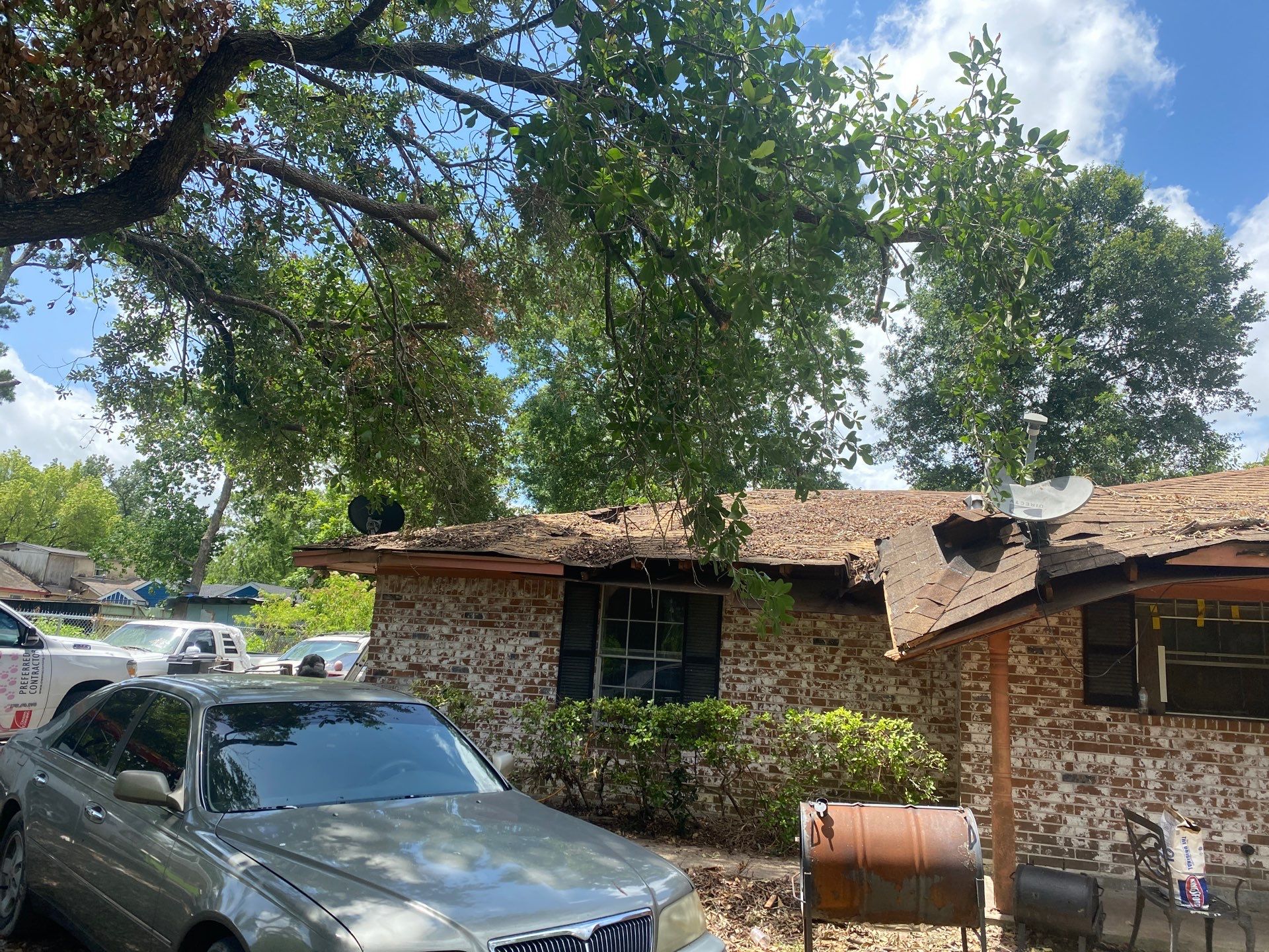 Residential Roofing Repair using tile by Roof Repair Company