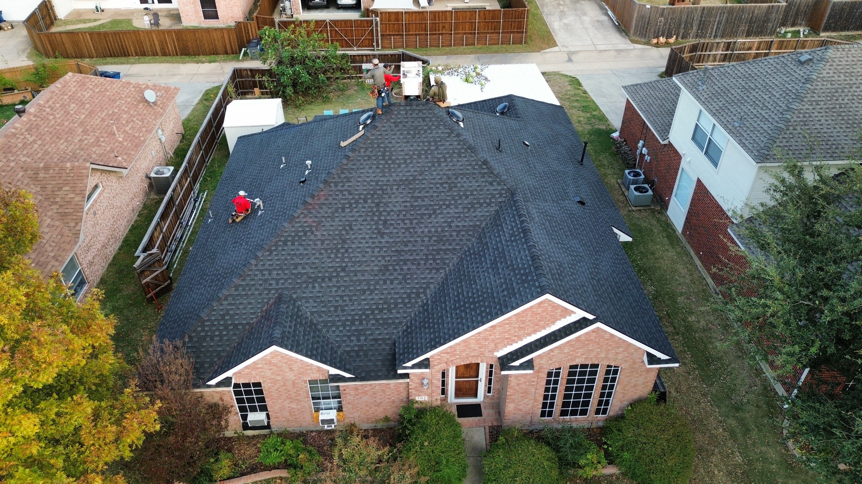 Project in Allen  by Zeus Exteriors