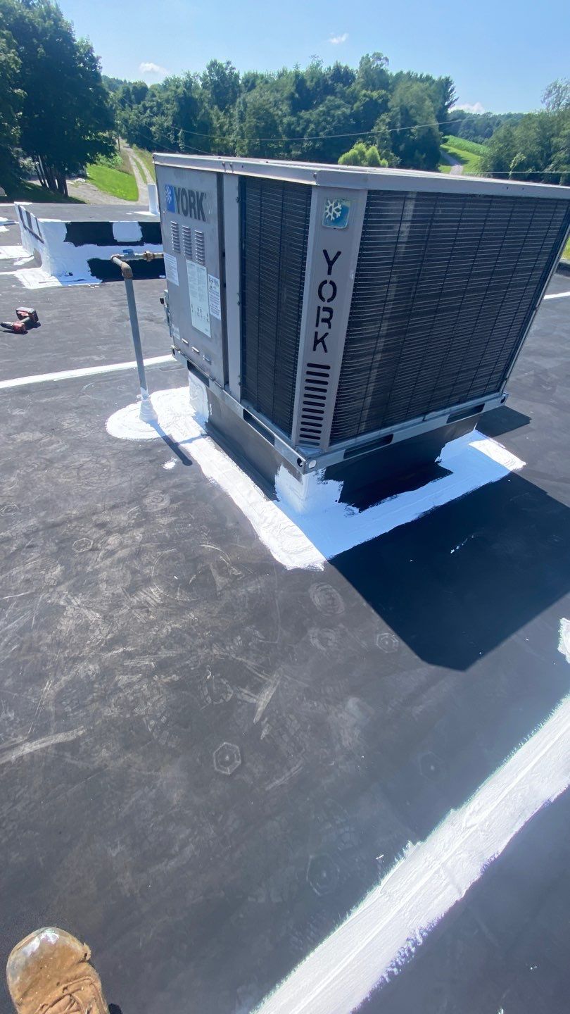 Silicone Roof Coating in Manchester, MD • Premier Dental by Seipp Roofing, LLC