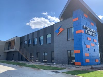 Commercial Screen Shades at Stonebrook Exteriors
