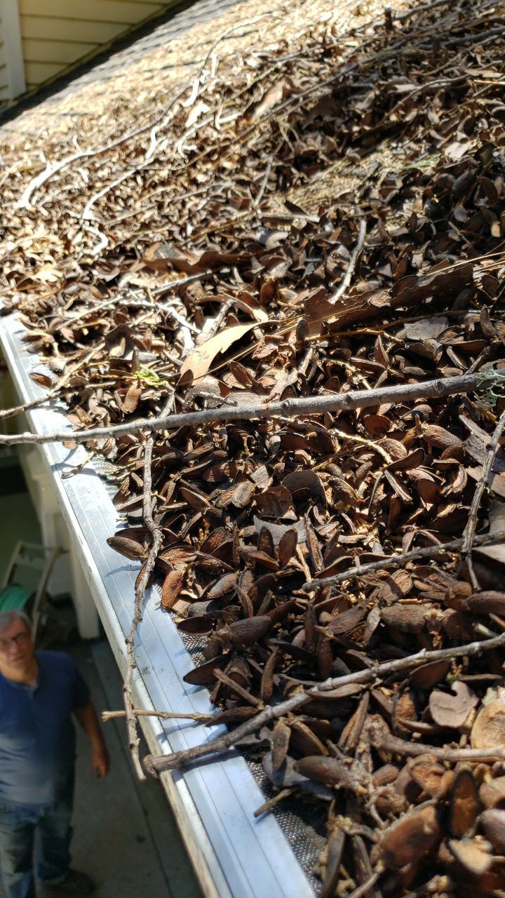 Gutter Installation using Englert LeafGuard Gutters by Byers Enterprises 
