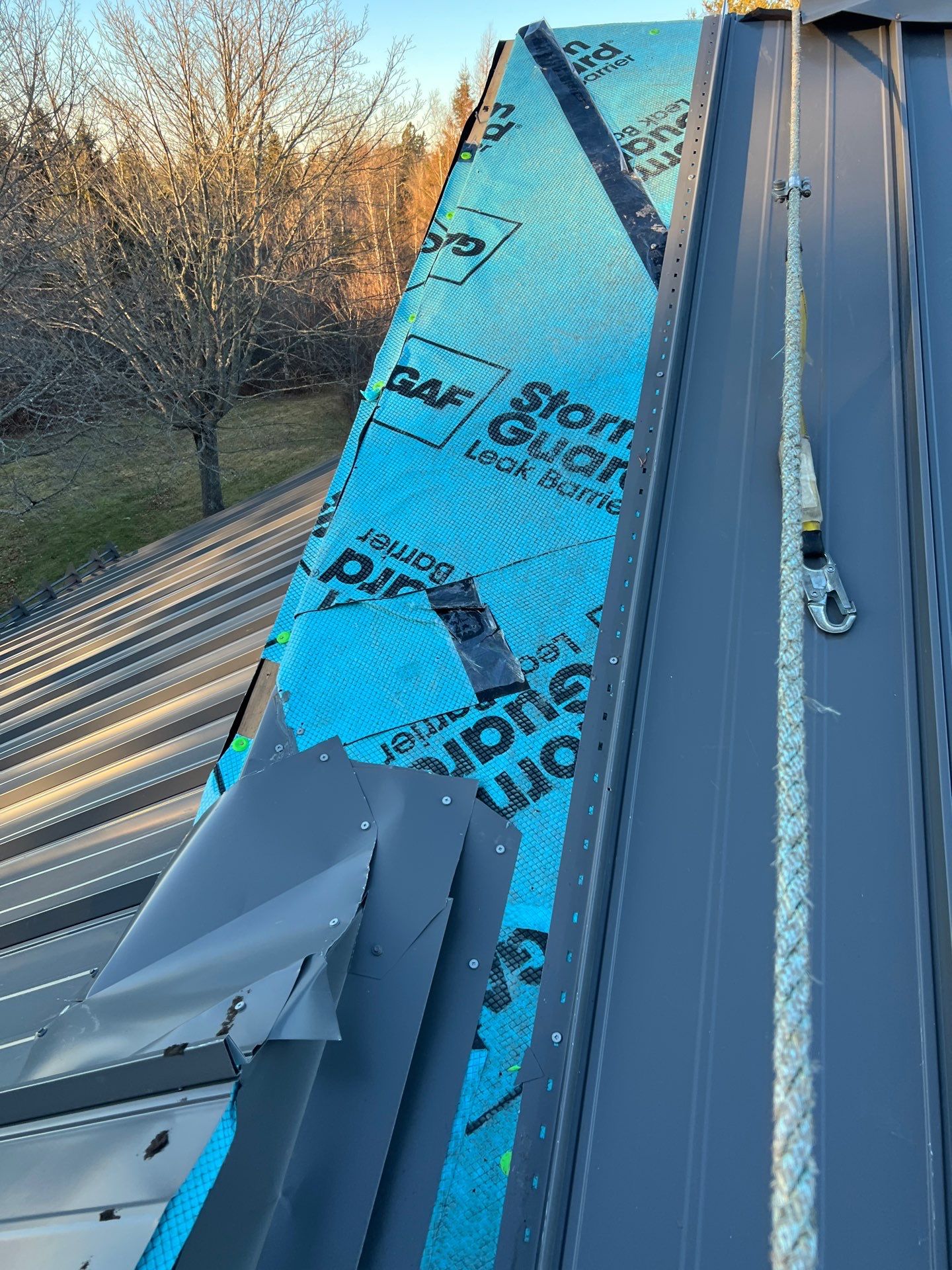 Residential Roofing Installation using Ideal Steel Standing Seam  by Artisan Roofing & Home Improvements Inc.