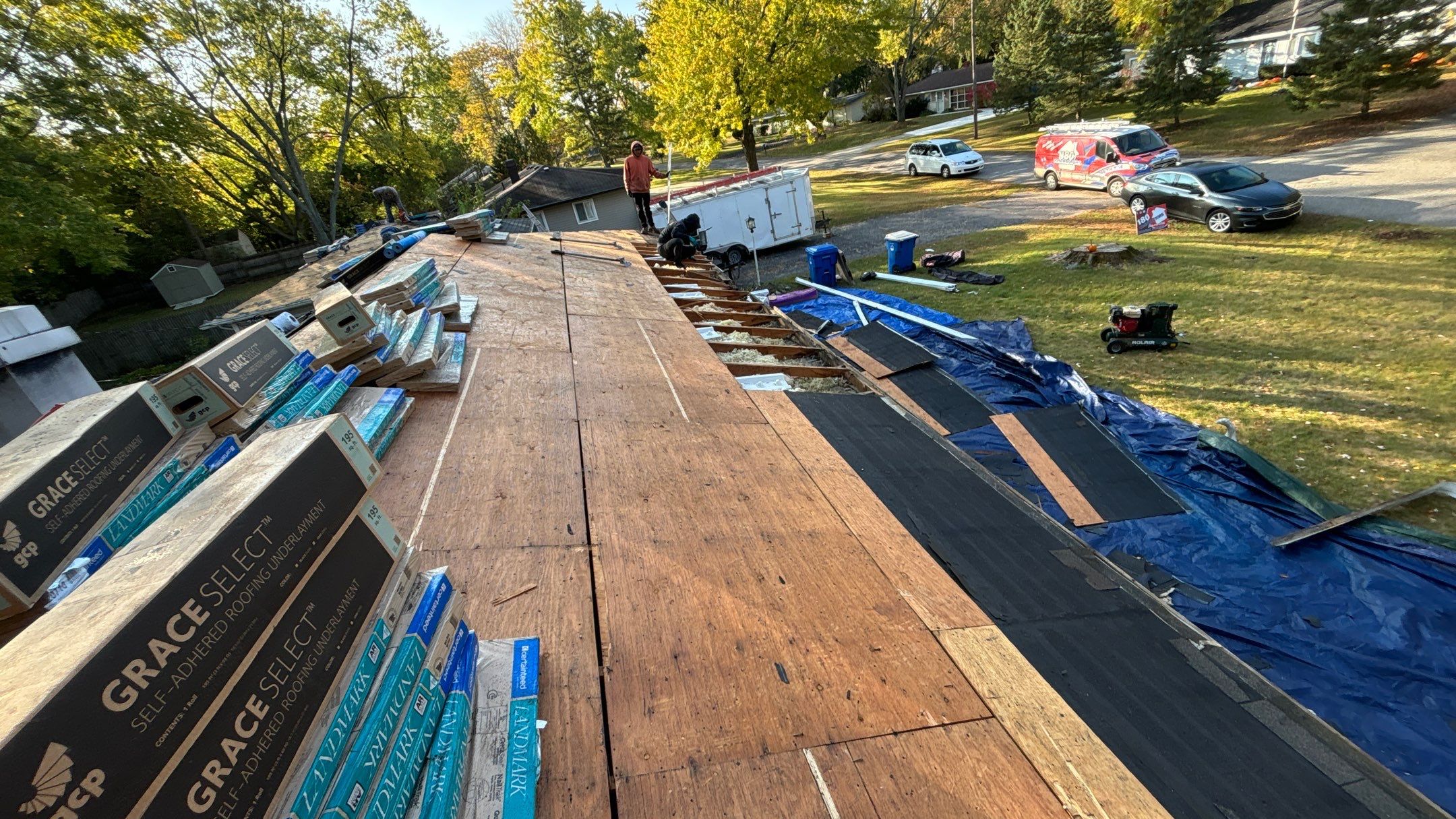 Roof Replacement using CertainTeed Landmark by 180 Contractors