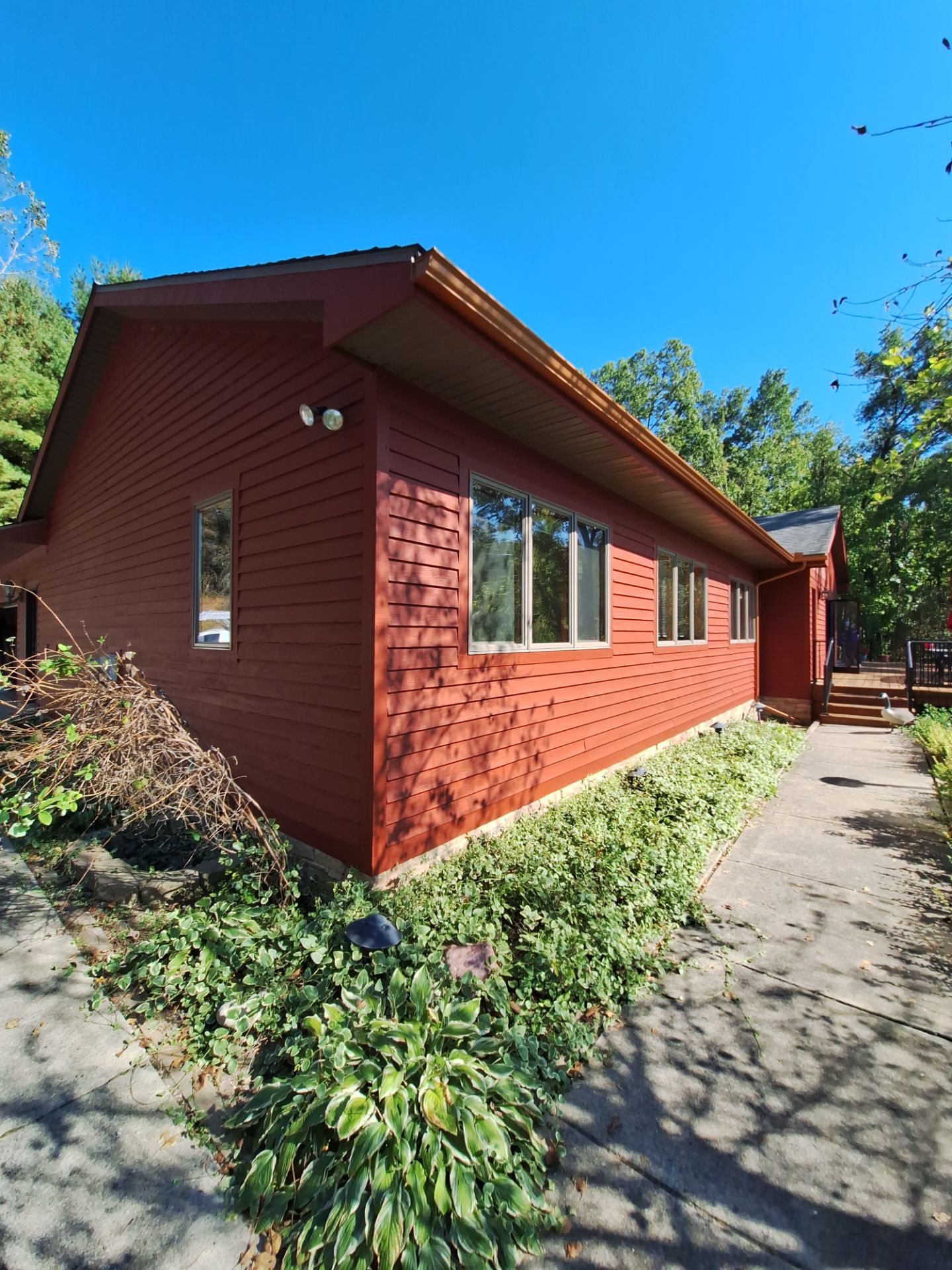 Color update with exterior staining and painting by Gordon Painting