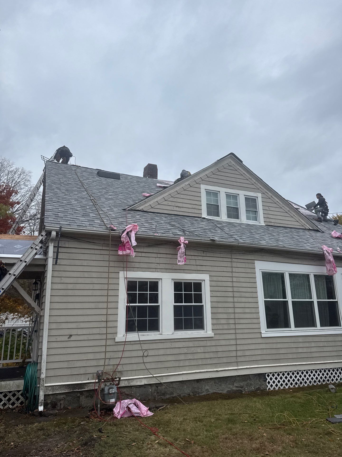 Ayer Church Complete Roof with Code-Compliant Overlay & Dual Chimney Restoration by Mighty Dog Roofing of Greater Middlesex County