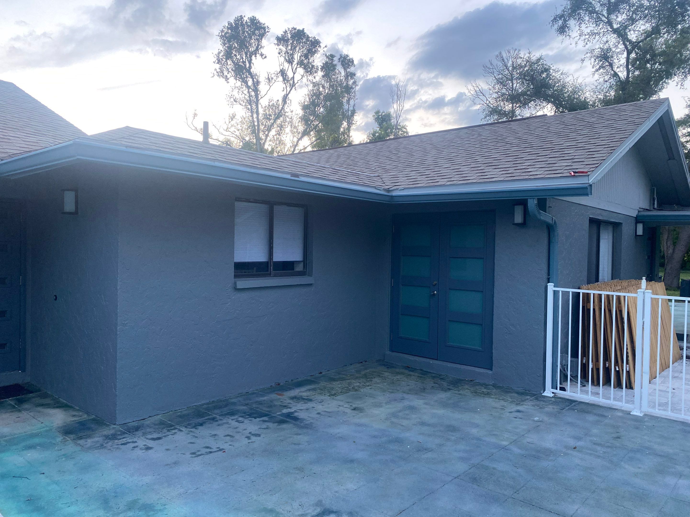 Charcoal Grey Gutters in Fort Myers FL by Gutter Professors