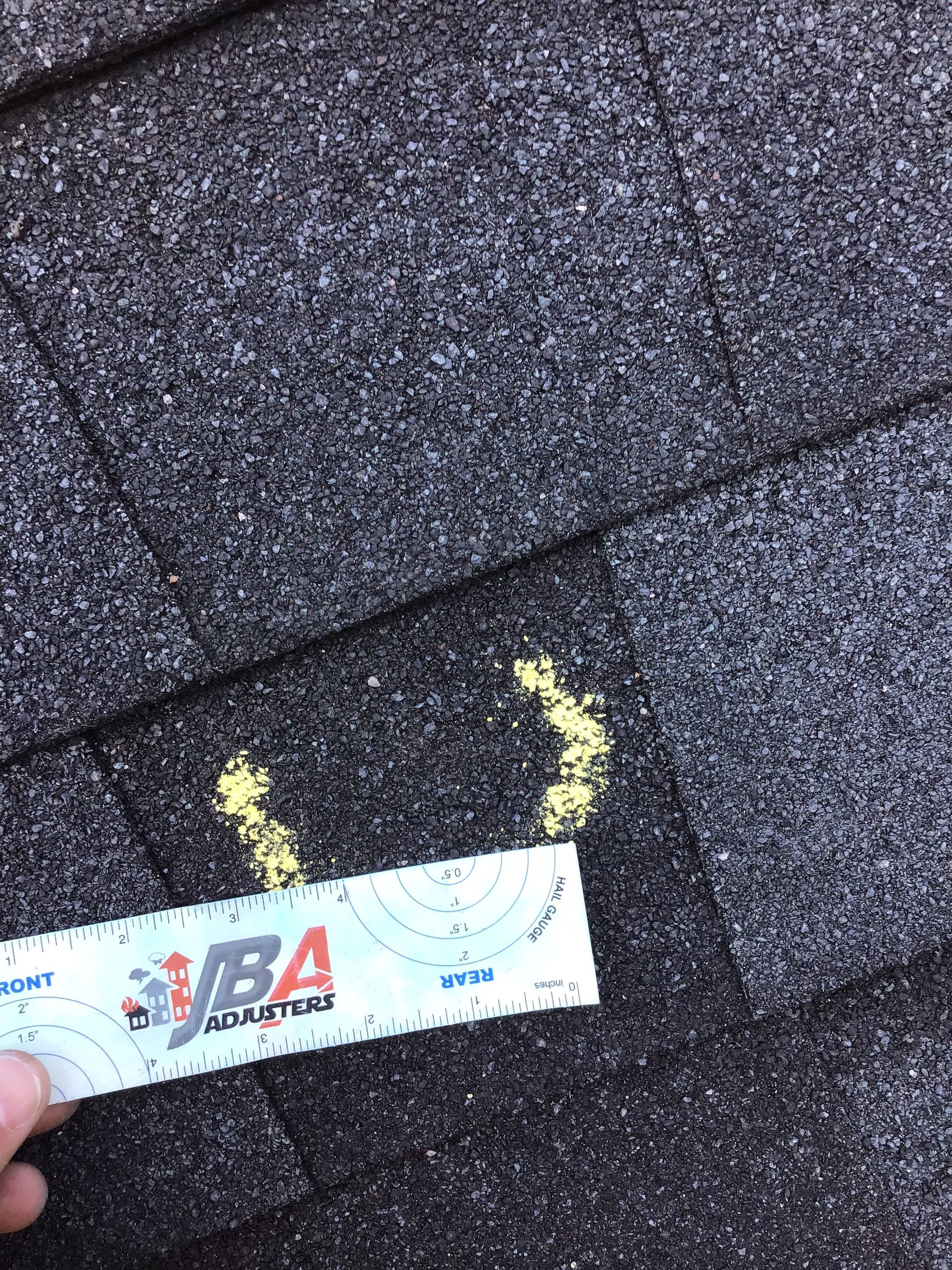 Roof replacement by hail and wind  by Just Brilliant Restoration JBR