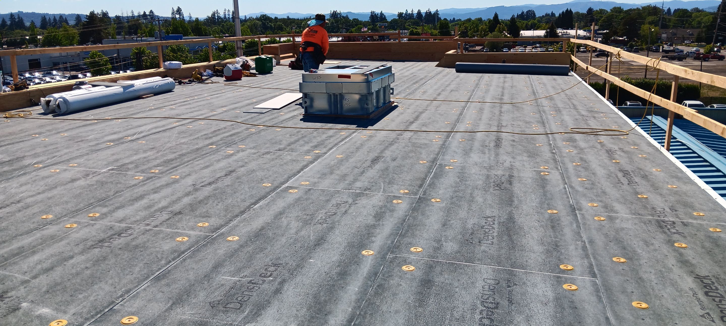 Commercial Roofing Replacement using TPO by Vitan Construction LLC 
