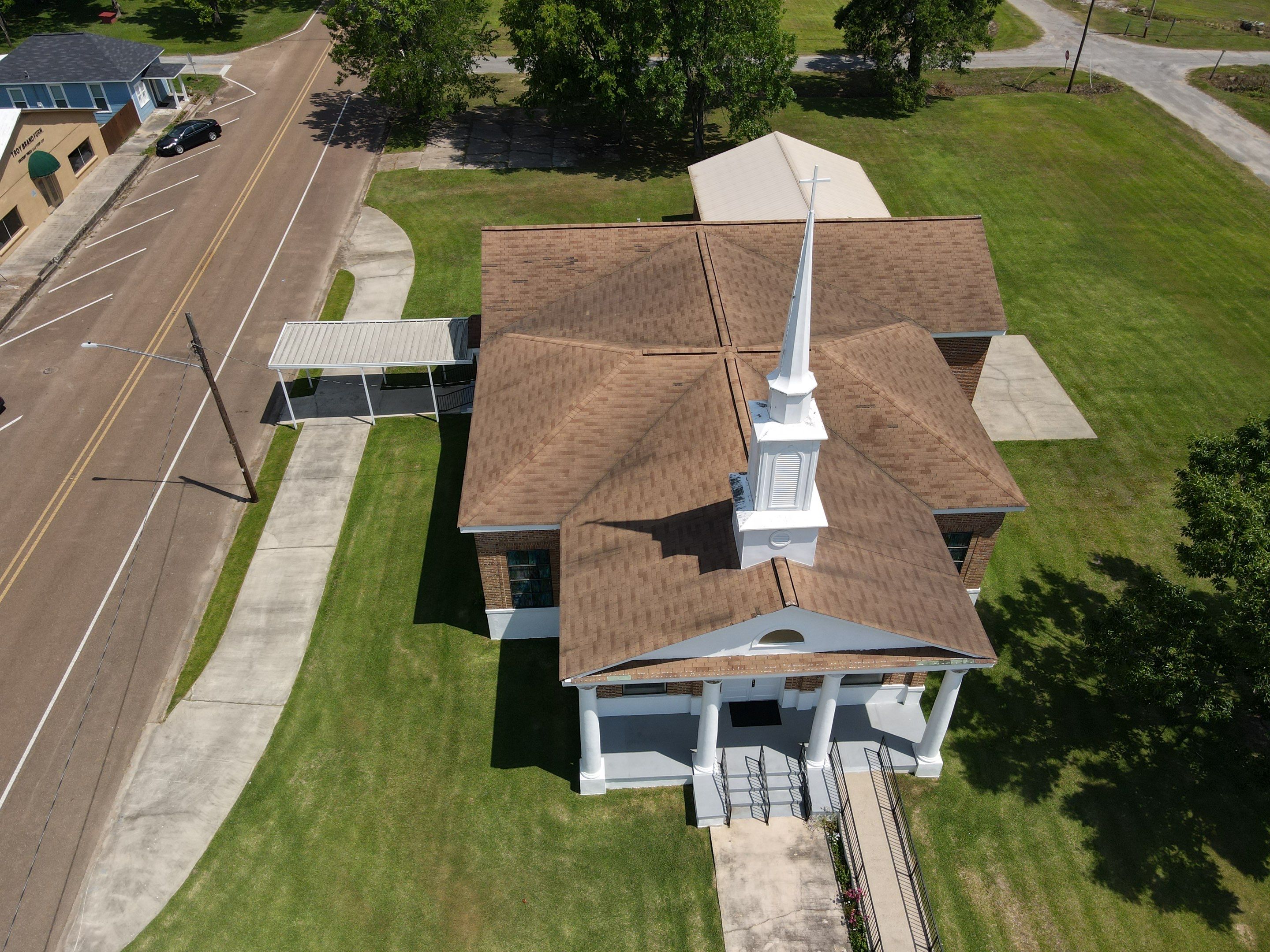 Hickory United Methodist Church by Halo Roofing and Restoration