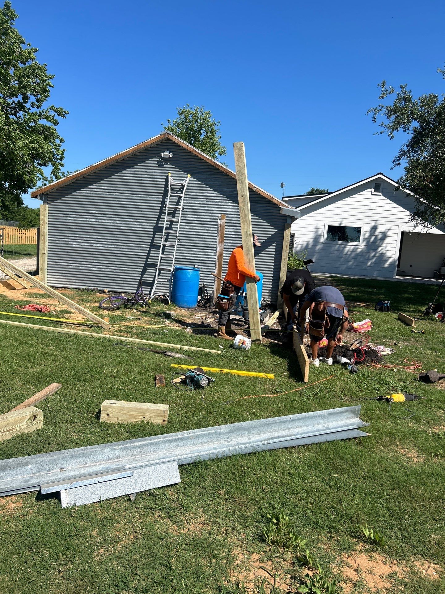 Residential Roofing Installation using Metal by Roof Repair Company