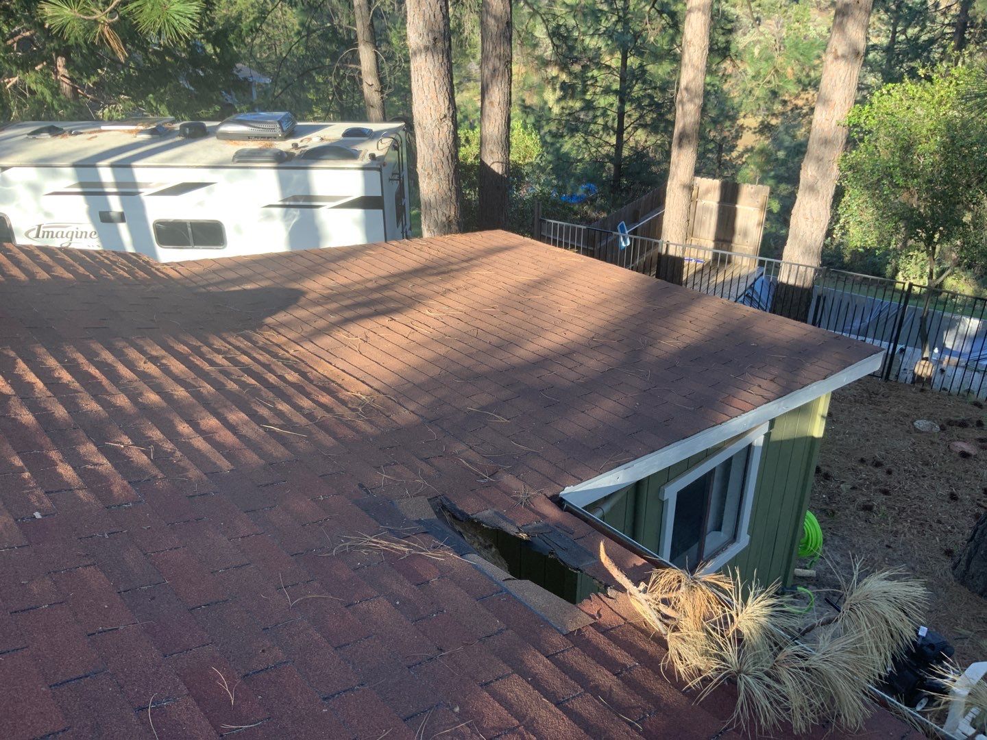 Residential Roofing Installation using Owens Corning Roofing Shingles by Byers Enterprises 