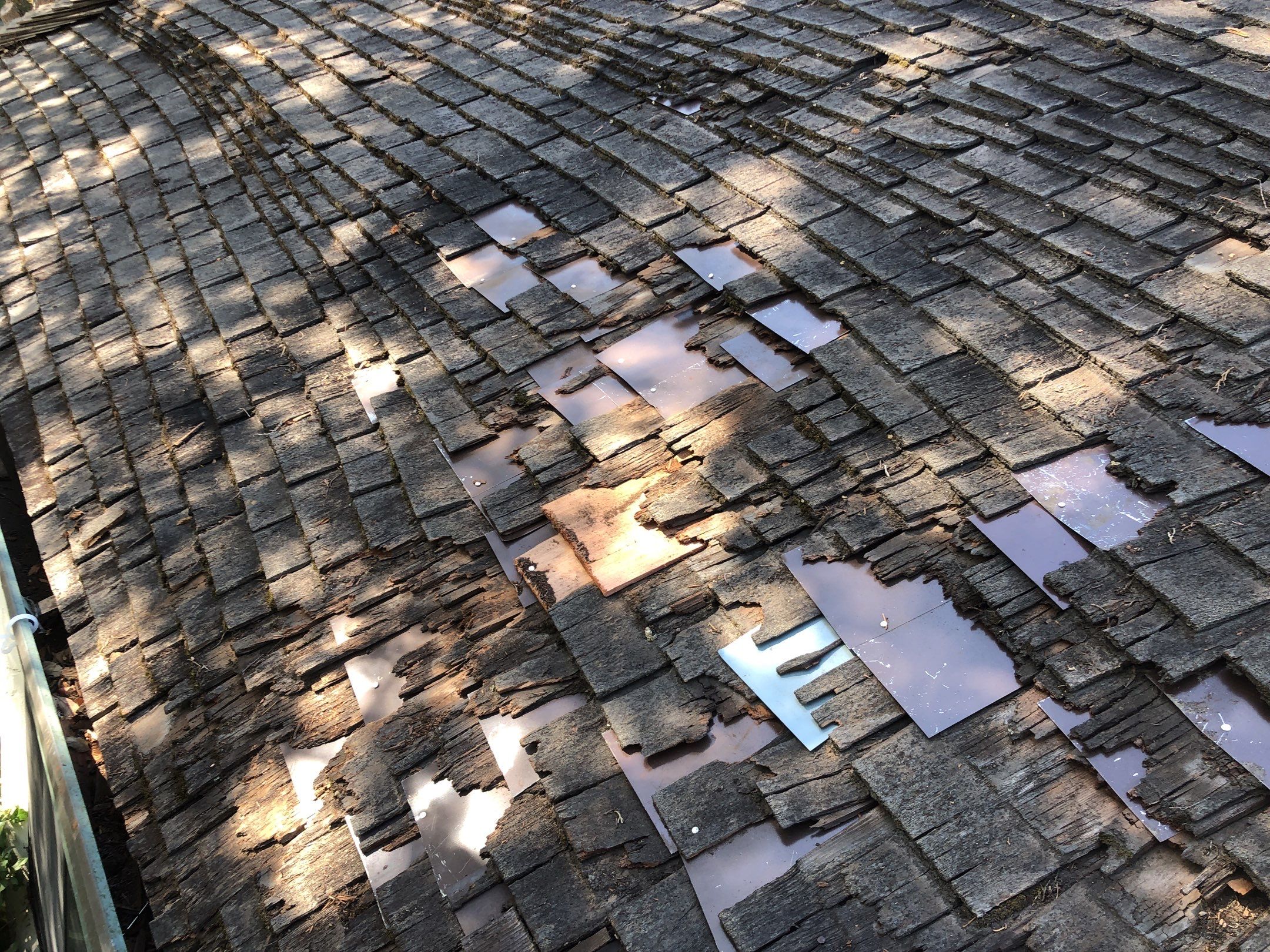 Wood Shake Roof Repair and Shingle Replacement in Los Gatos by Eastman Roofing & Waterproofing Inc.