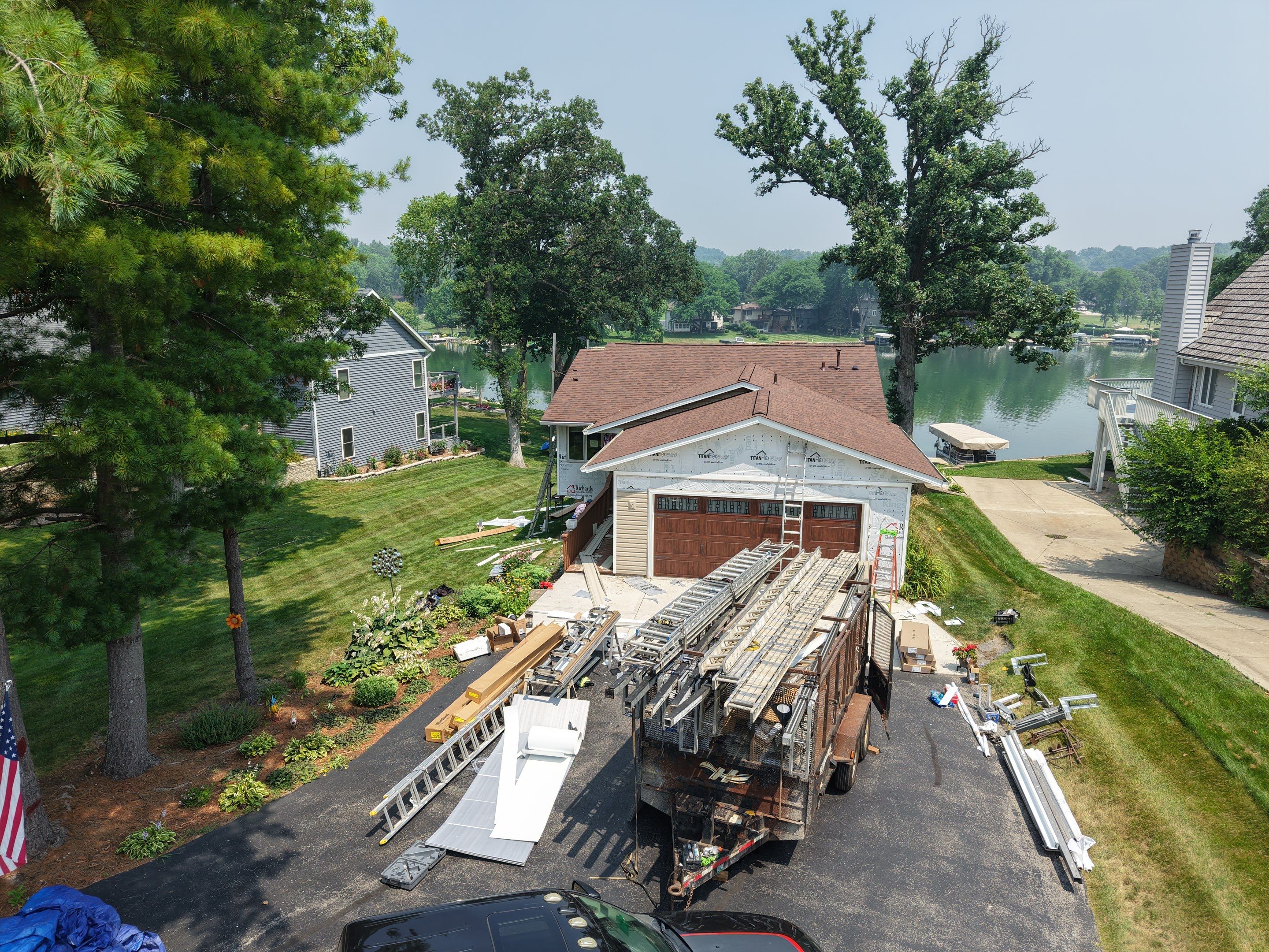 Architectural Shingle Roof Replacement and Siding Renovation in Davis by Mr Roof & Remodeling Co