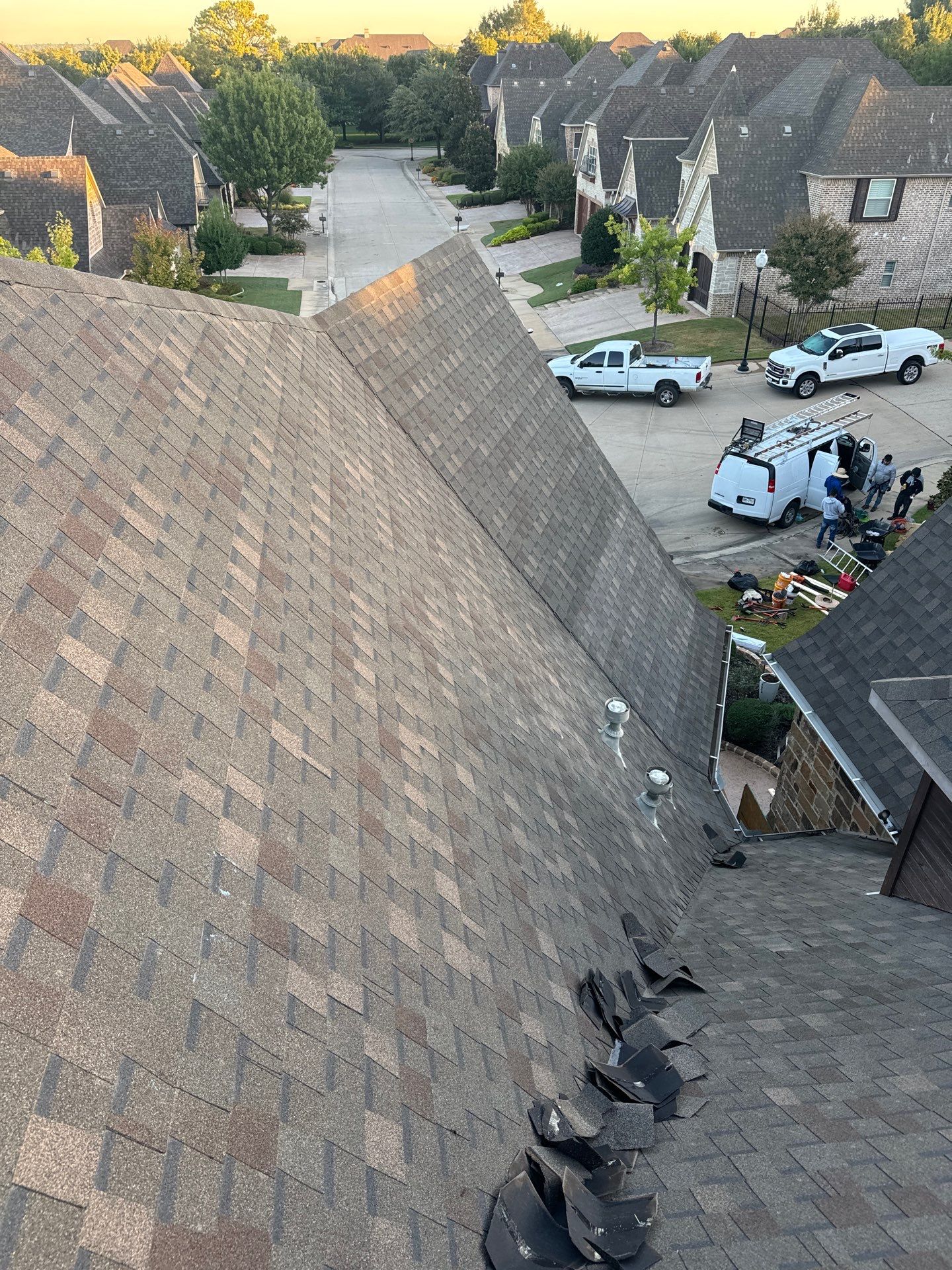 Project in Colleyville by Lonestar Roofing and Restoration LLC.
