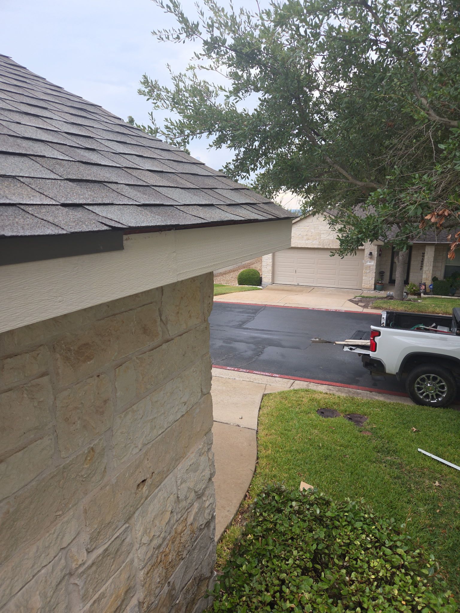 Just Fascia repairs in Lakeway by REPS Austin Area Roofer